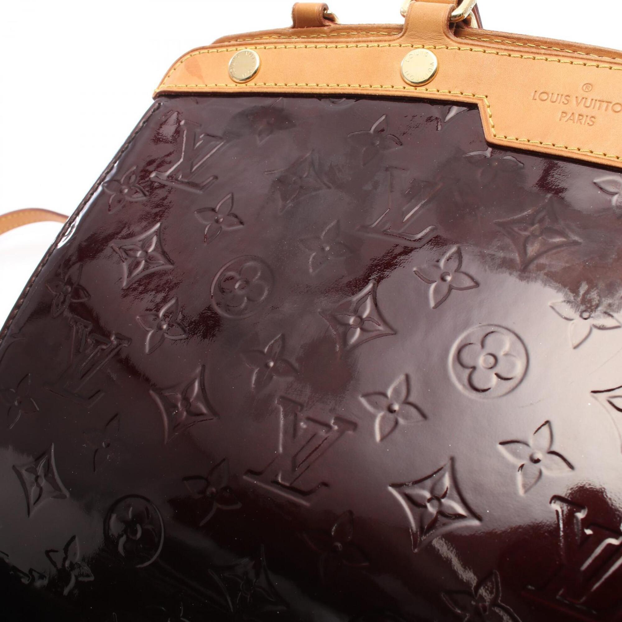 Louis Vuitton Purple Leather Handbag (Pre-Owned)