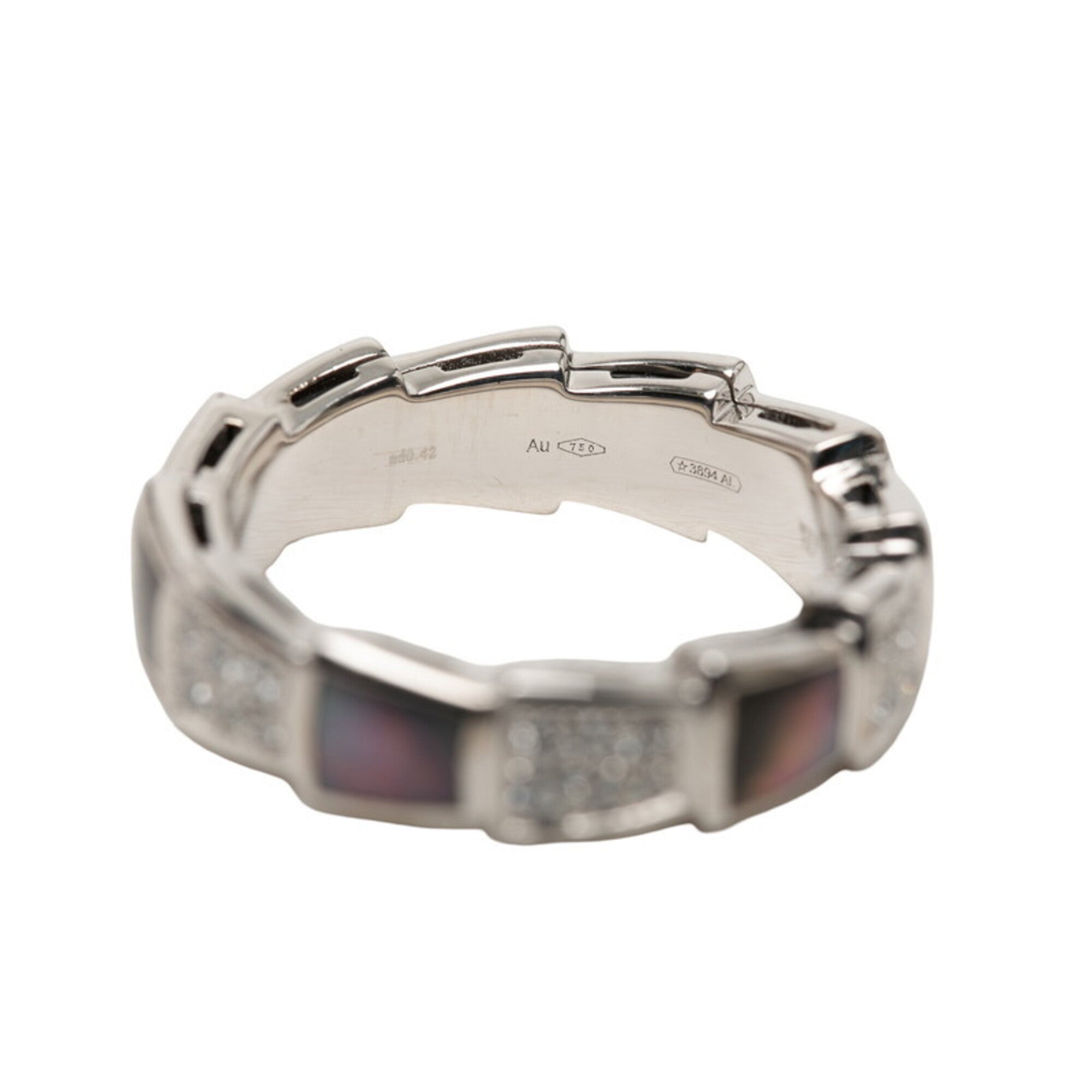 Bvlgari White Gold White Gold (18K) Band Ring (Pre-Owned)