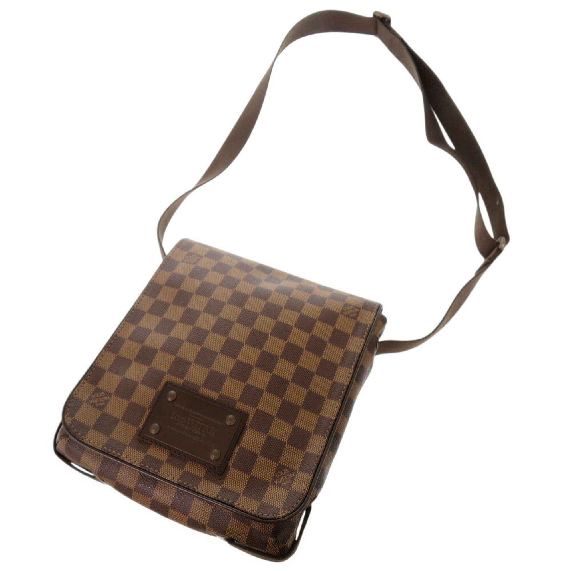 Louis Vuitton Ebene Damier Canvas Shoulder Bag (Pre-Owned)