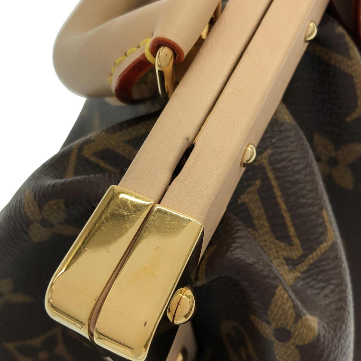 Louis Vuitton Marron Coated Canvas Handbag (Pre-Owned)