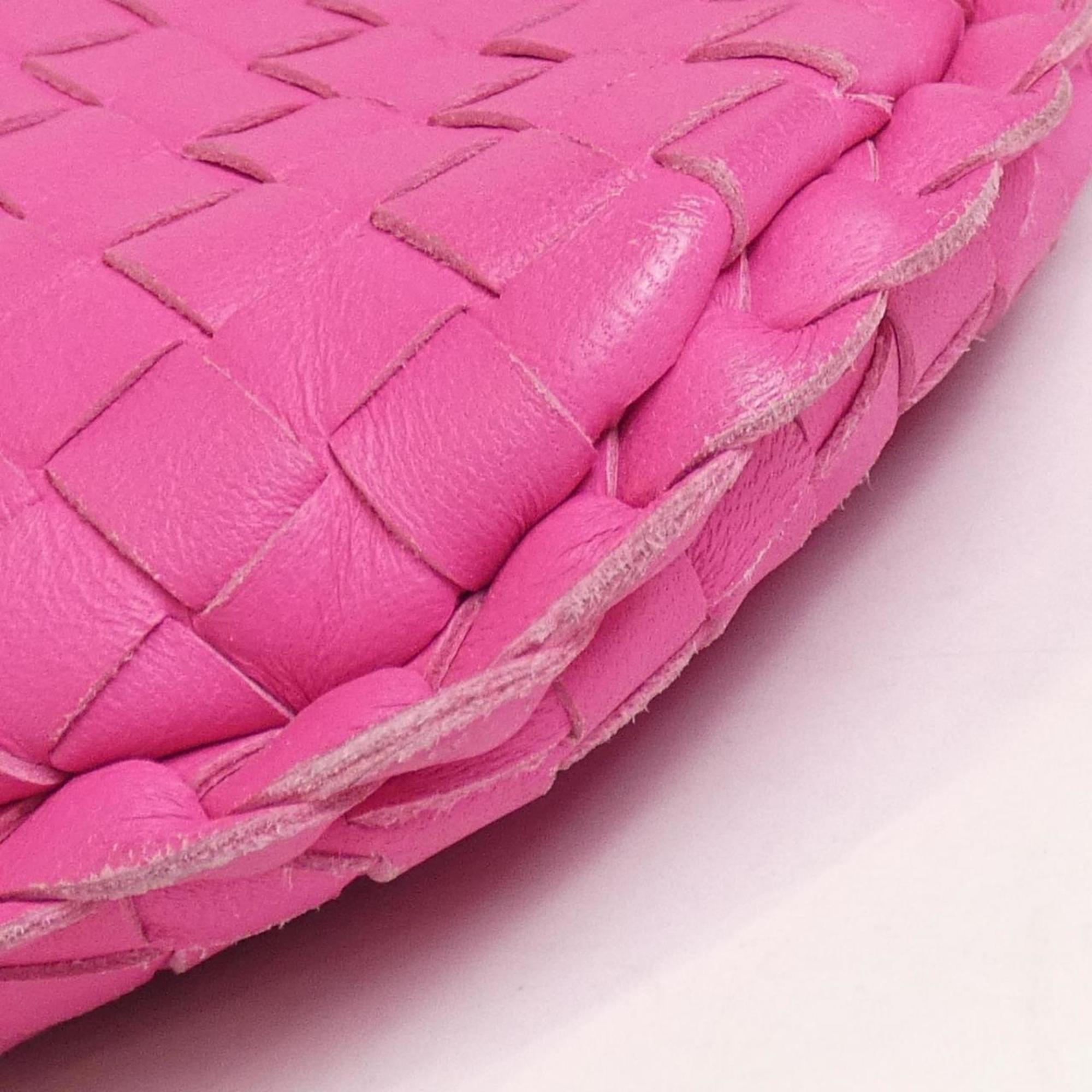 Bottega Veneta Pink Leather Shoulder Bag (Pre-Owned)