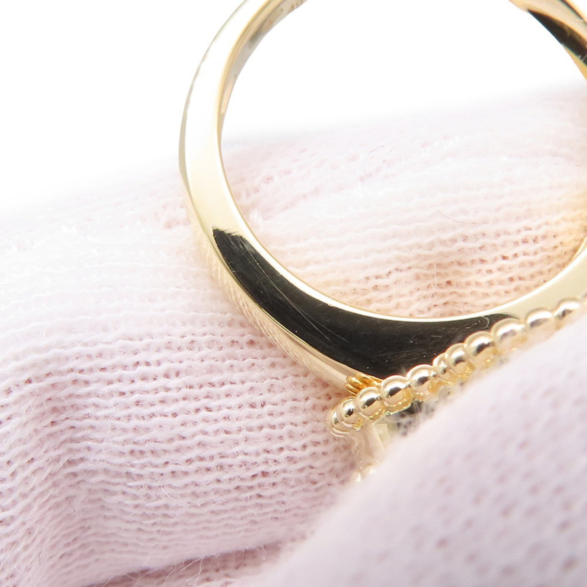 Carnelian Yellow Gold (18K) Band Ring (Pre-Owned)