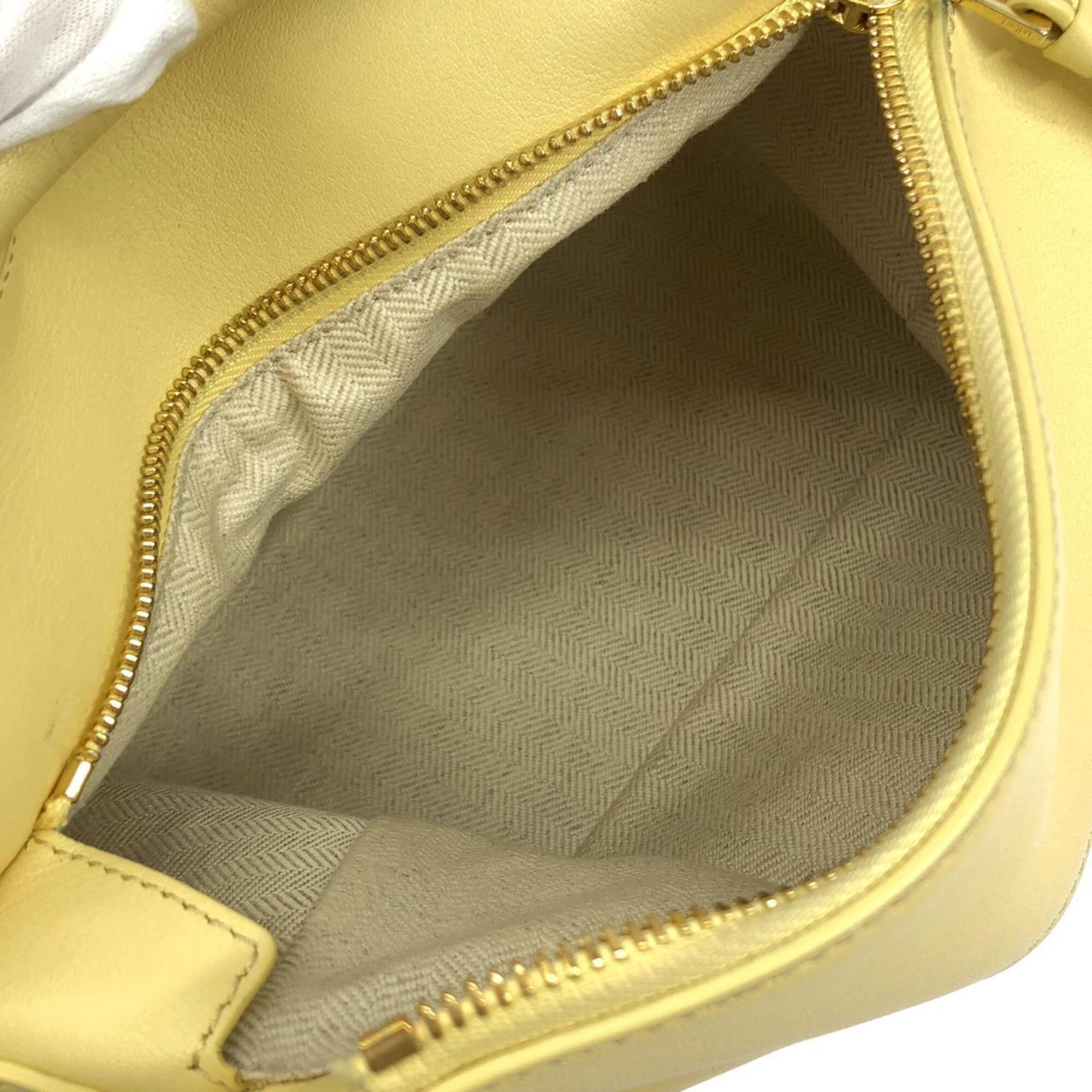 Loewe Yellow Leather Handbag (Pre-Owned)