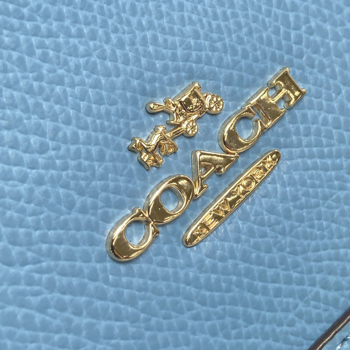 Coach Blue Leather Handbag (Pre-Owned)