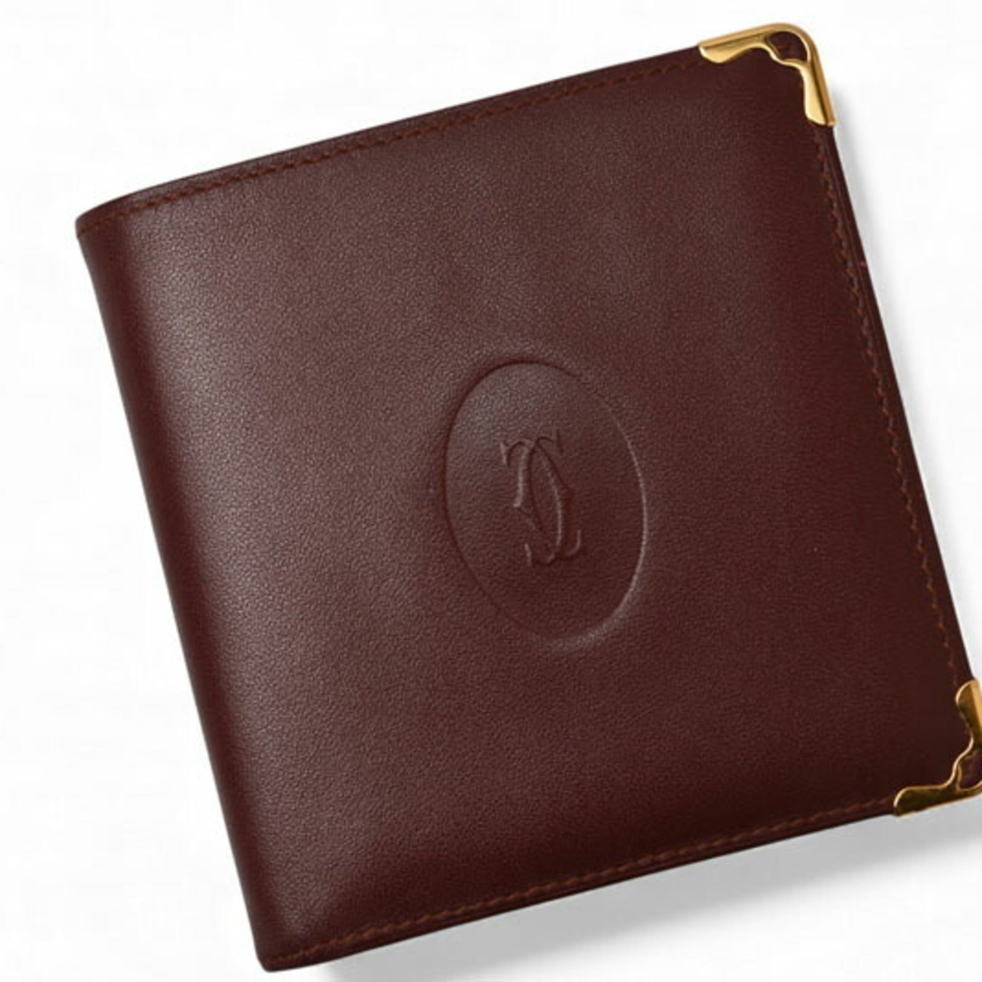 Cartier Must Bordeaux Wallet (Bi-Fold) (Pre-Owned)