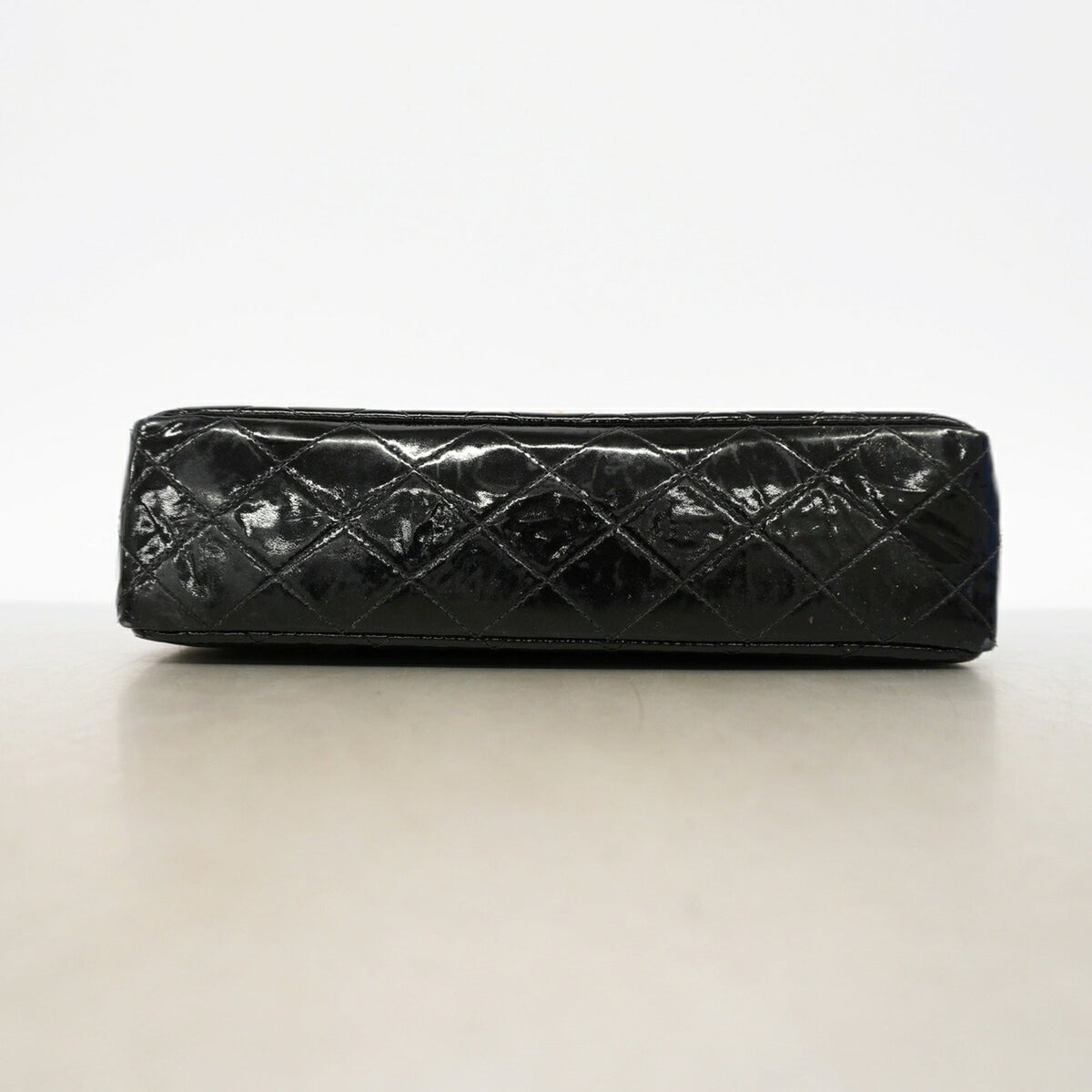 Chanel Black Patent Leather Shoulder Bag (Pre-Owned)