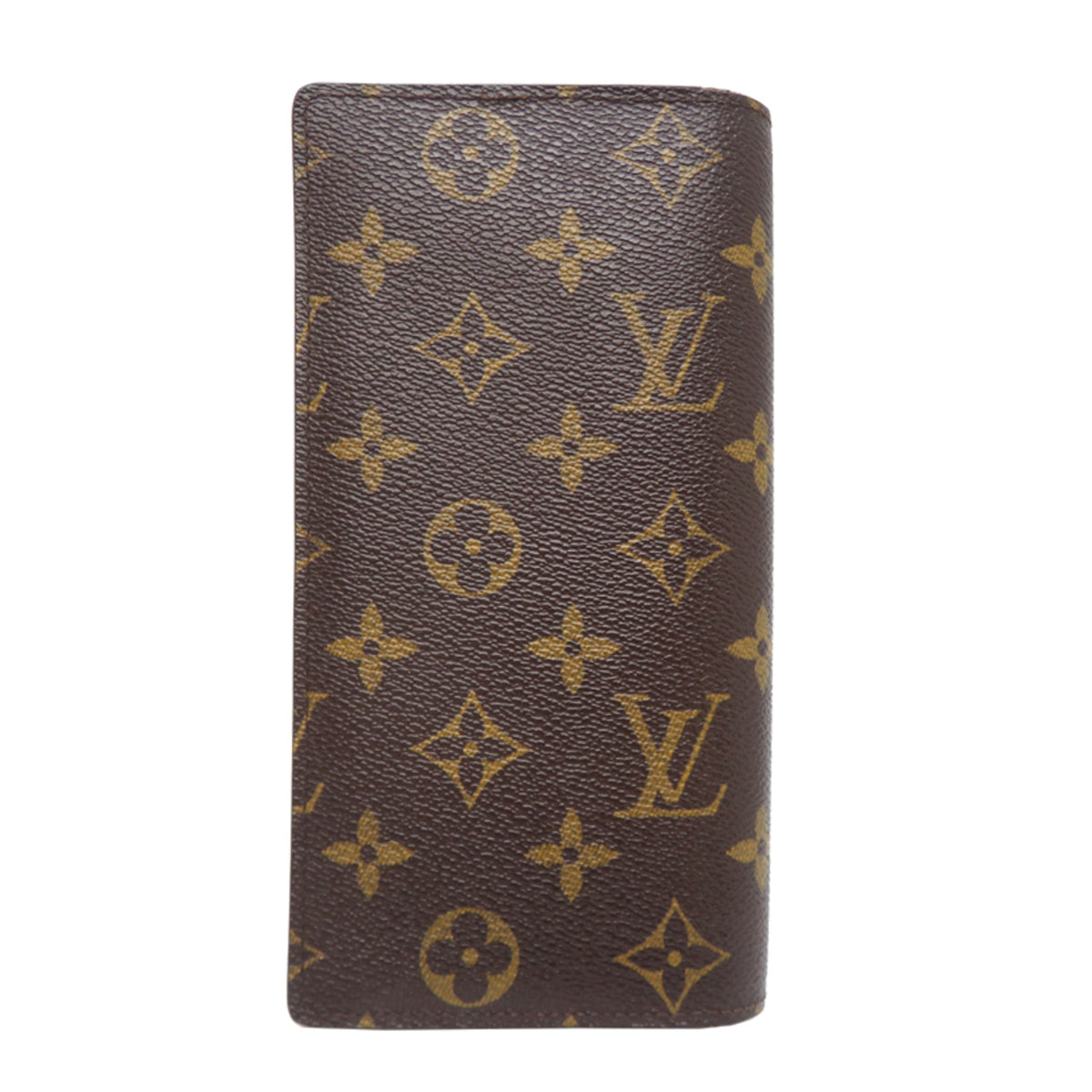 Louis Vuitton Brown Monogram Long Wallet (Bi-Fold) (Pre-Owned)