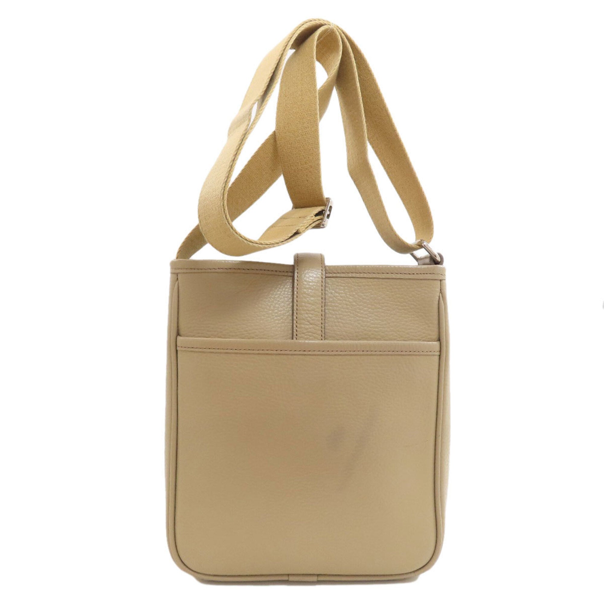Burberry Beige Leather Shoulder Bag (Pre-Owned)