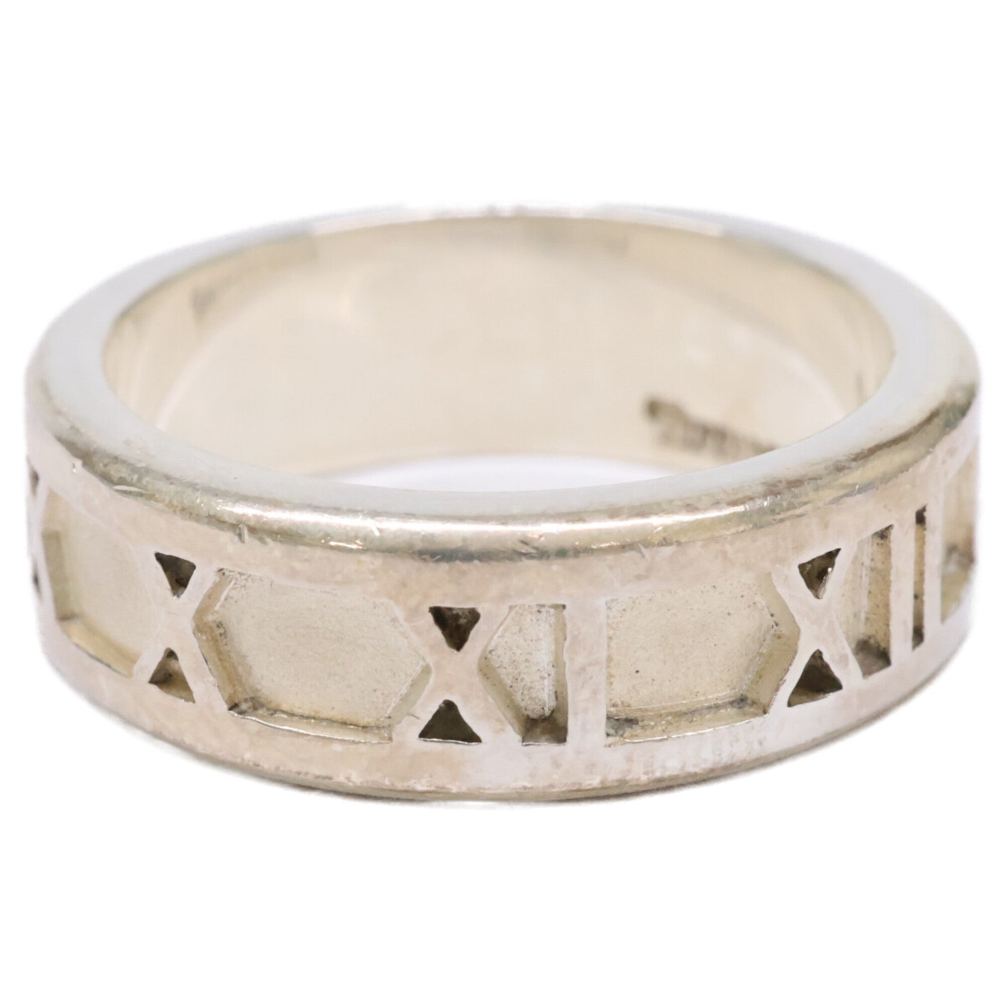 Tiffany Silver Silver 925 Band Ring (Pre-Owned)