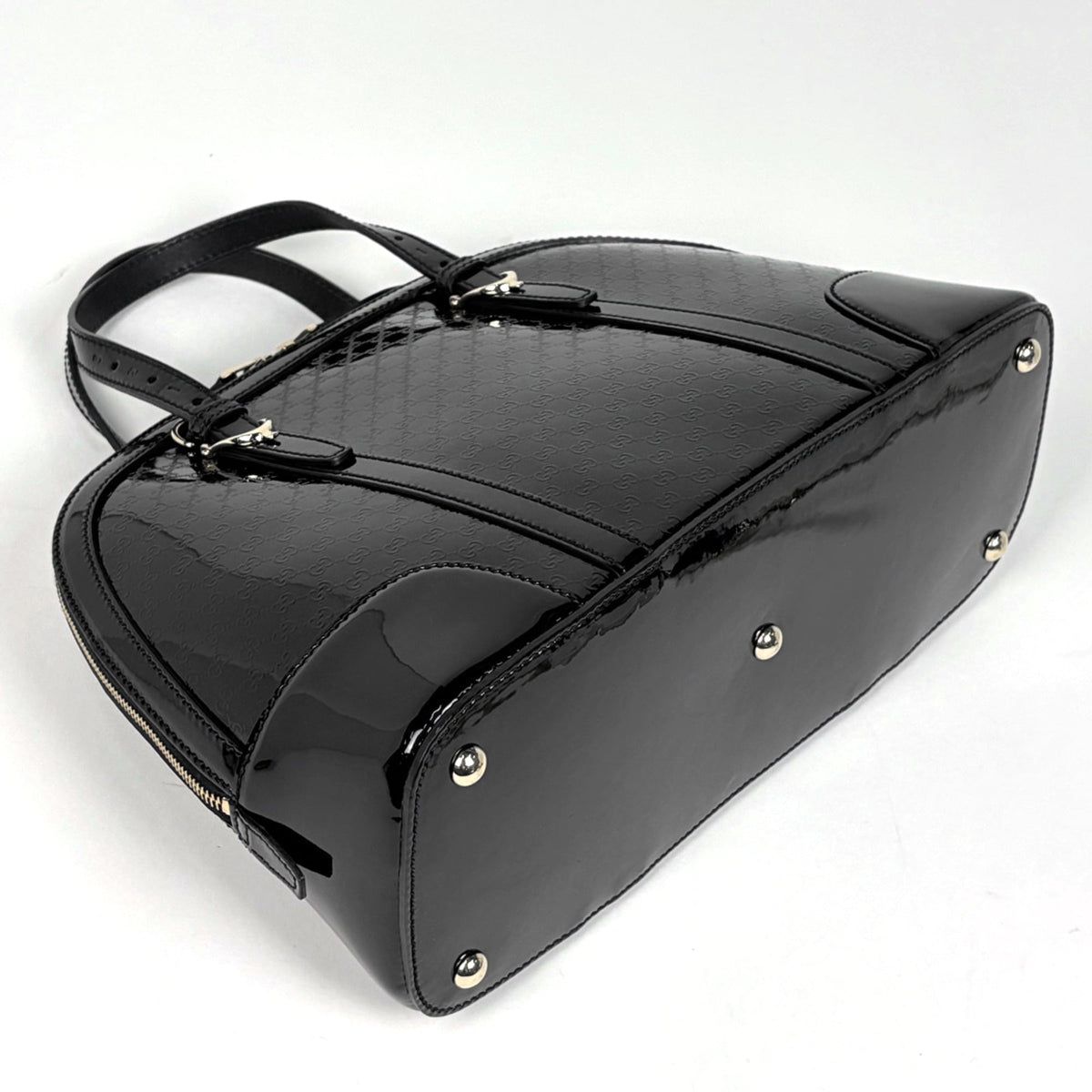 Gucci Black Patent Leather Handbag (Pre-Owned)