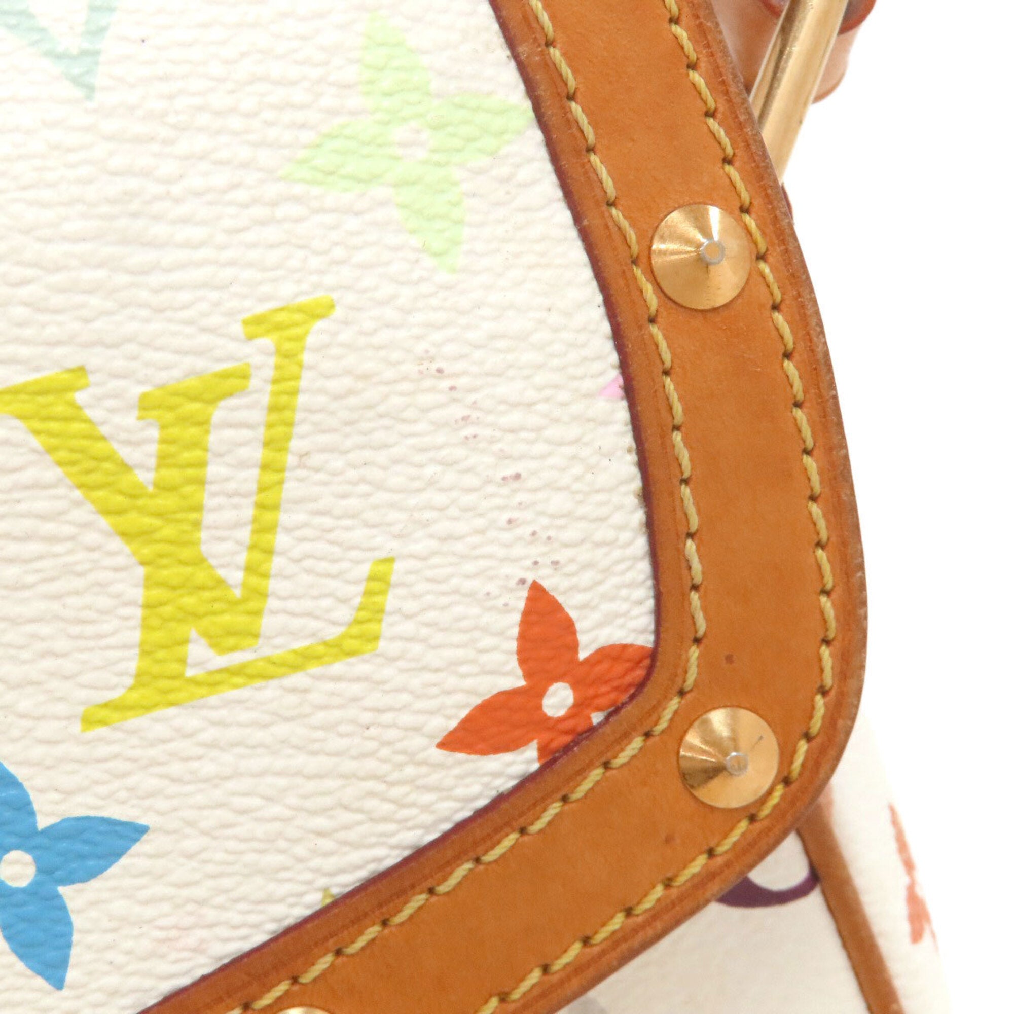 Louis Vuitton Blanc Monogram Multicolore Shoulder Bag (Pre-Owned)