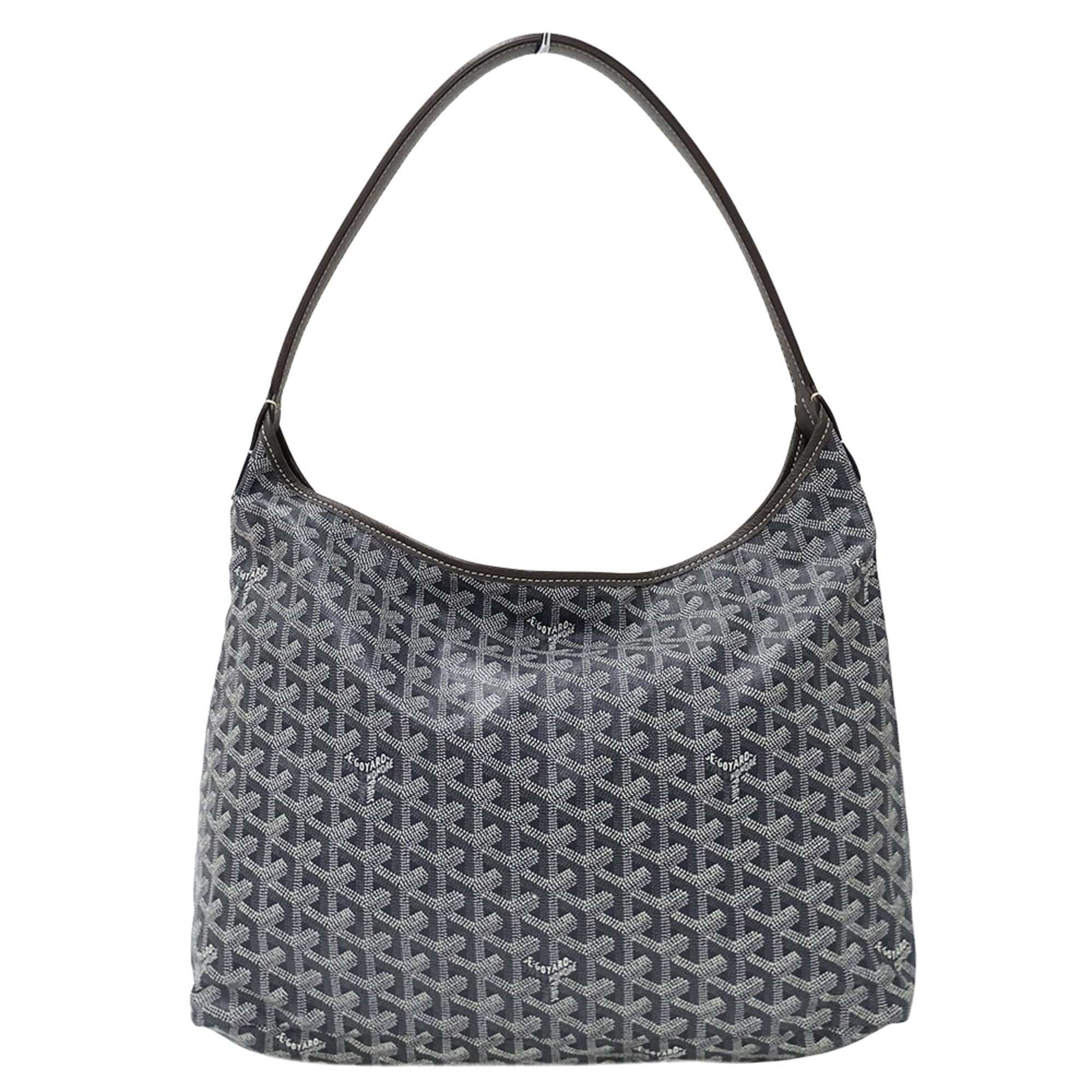 Goyard Gray Coated Canvas Handbag Shoulder Bag (Pre-Owned)