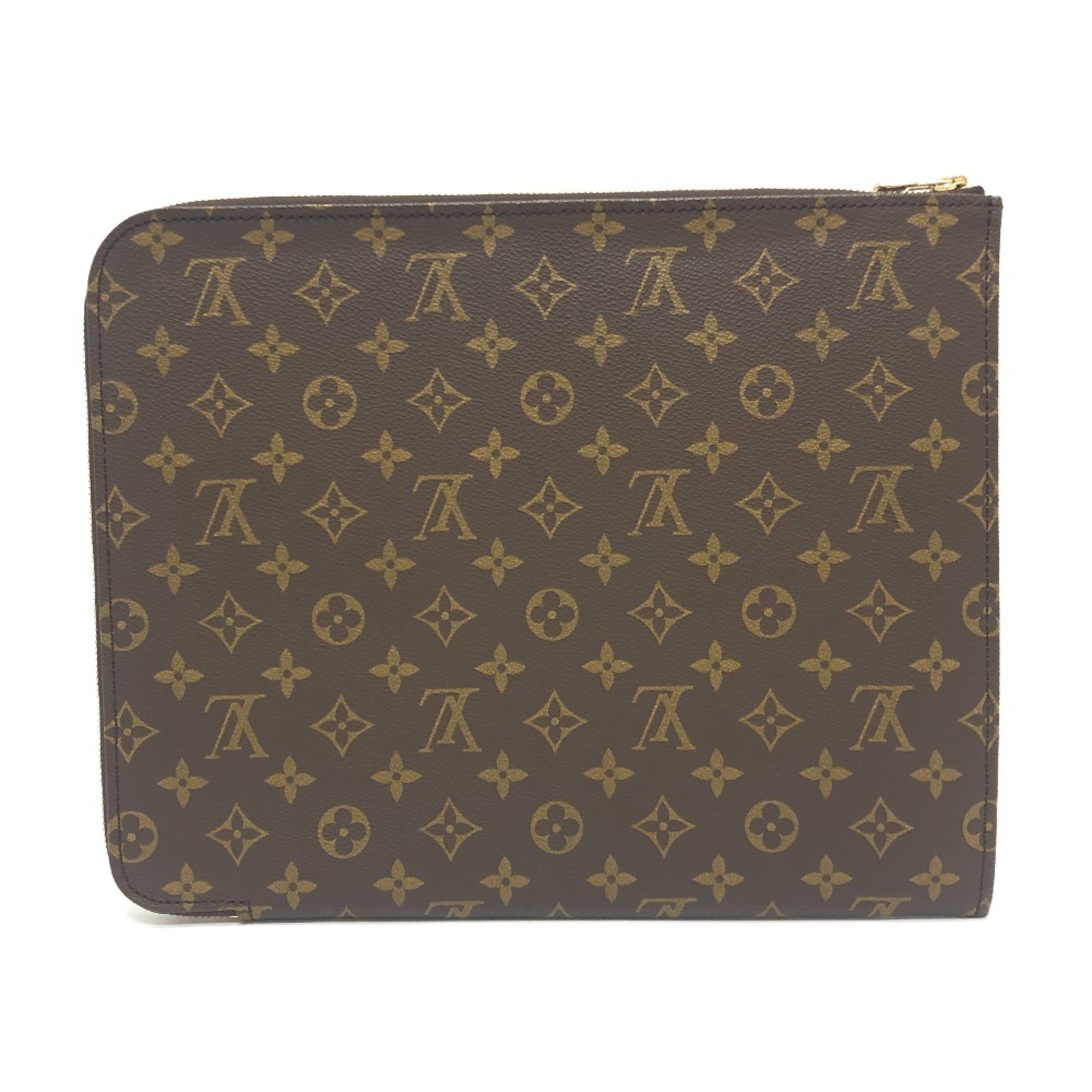 Louis Vuitton Brown Clutch Bag (Pre-Owned)