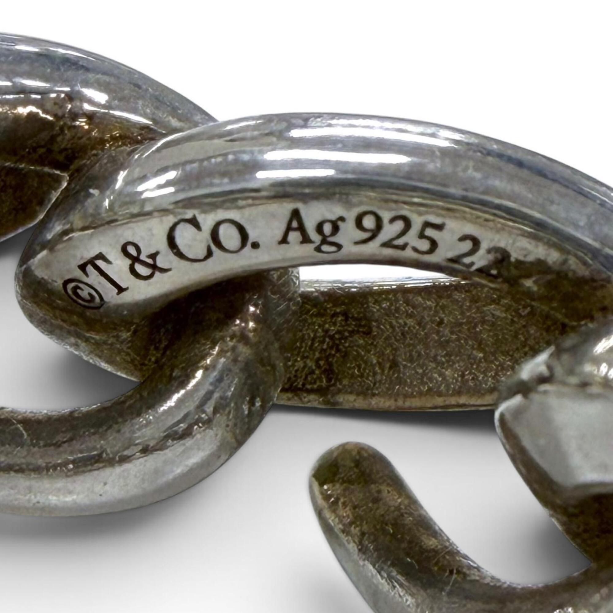 Tiffany Silver Silver 925 Band Ring (Pre-Owned)