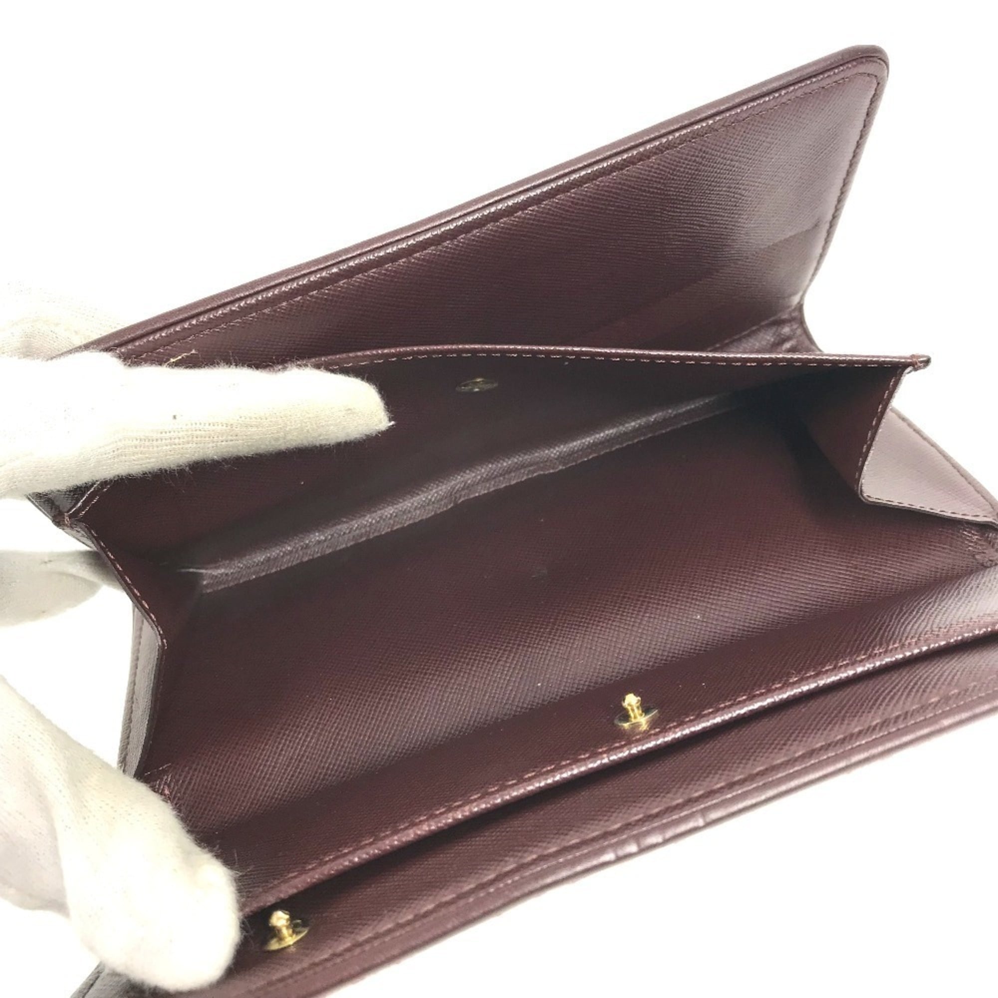 Louis Vuitton Cherry Cherry Red Galle Monogram Red Color Monogram Mini Long Wallet (Bi-Fold) (Pre-Owned)