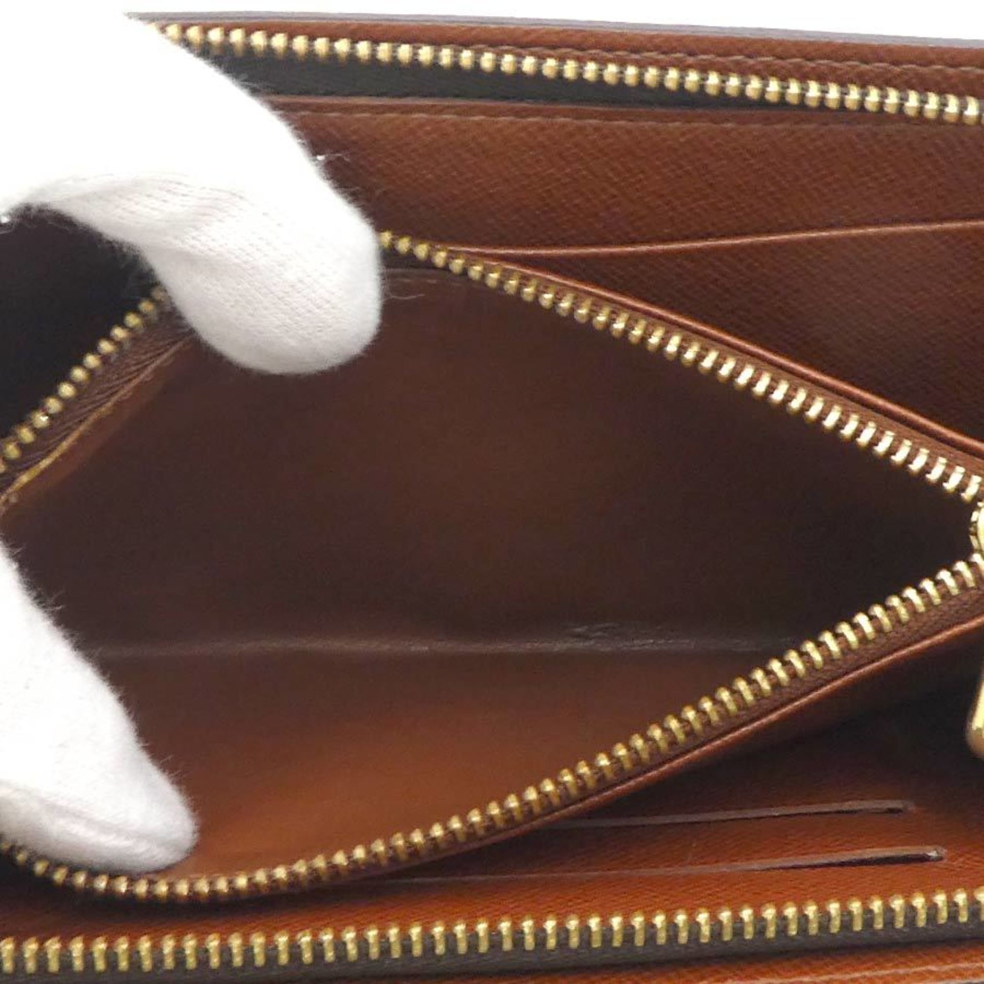 Louis Vuitton Brown Monogram Monogram Long Wallet (Bi-Fold) (Pre-Owned)