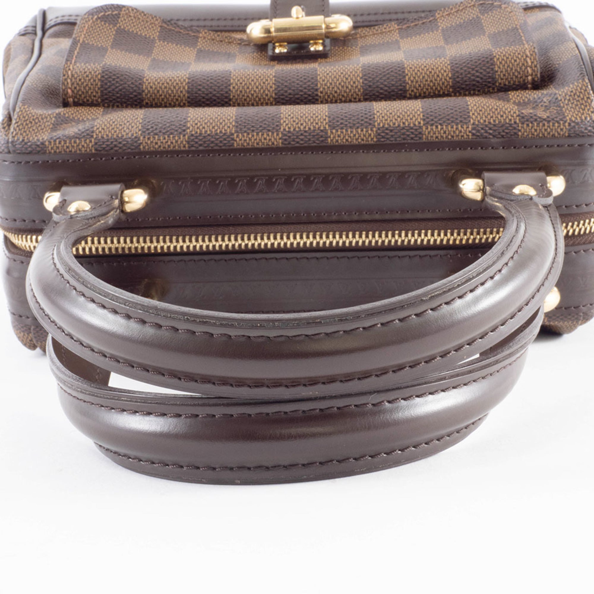 Louis Vuitton Damier Canvas Ebene Damier Canvas Handbag (Pre-Owned)