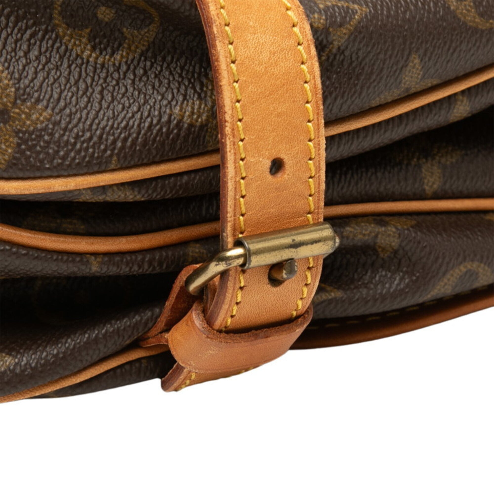 Louis Vuitton Brown Pvc Leather Shoulder Bag (Pre-Owned)