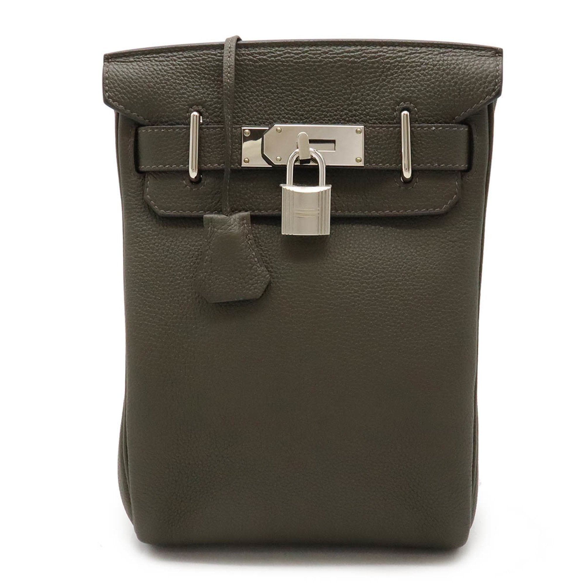 Hermes Kelly Vert Togo Leather Shoulder Bag Sling Bag (Pre-Owned)