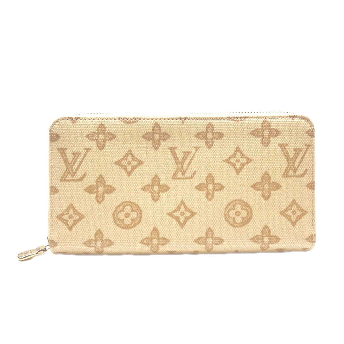 Louis Vuitton Beige Brown Monogram Monogram Long Wallet (Bi-Fold) (Pre-Owned)