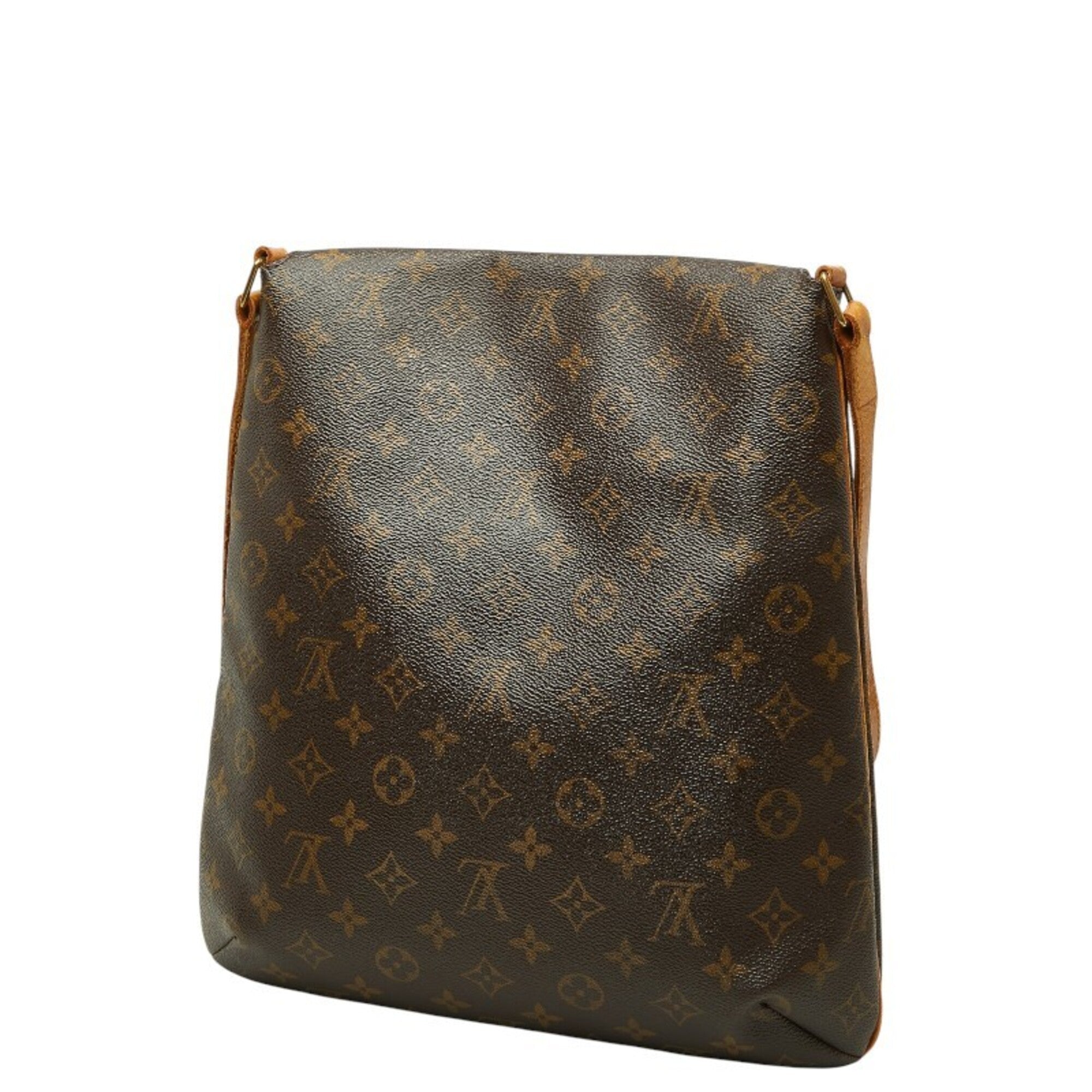 Louis Vuitton Brown Pvc Leather Shoulder Bag (Pre-Owned)