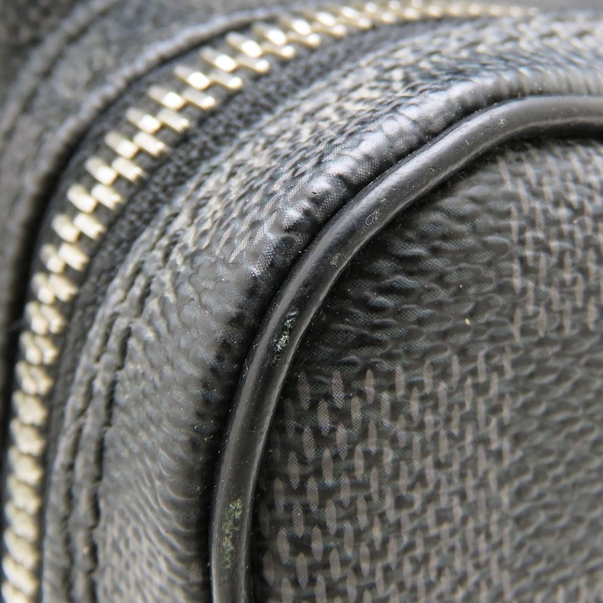 Louis Vuitton Black Gray Damier Canvas Shoulder Bag (Pre-Owned)