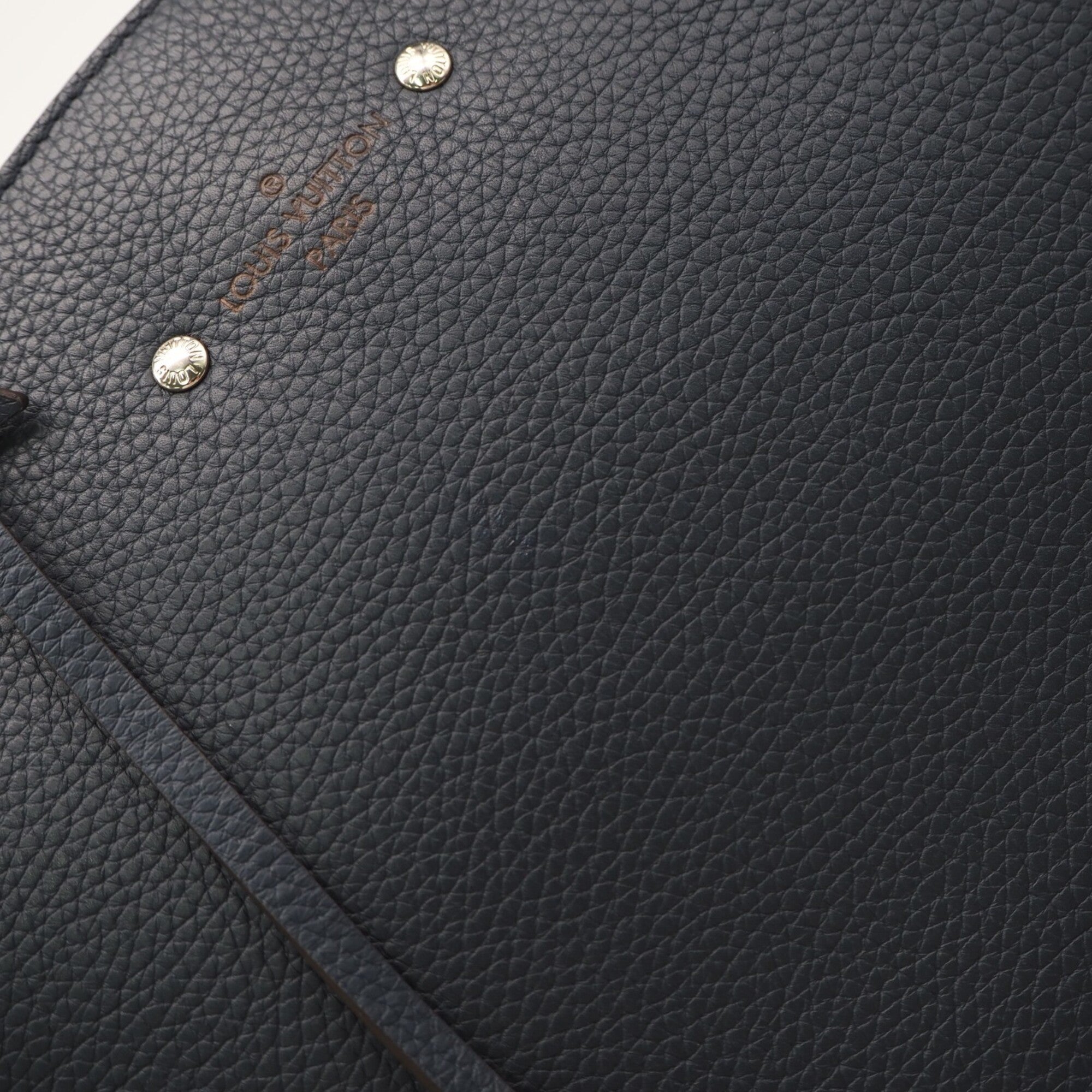 Louis Vuitton Navy Leather Briefcase (Pre-Owned)