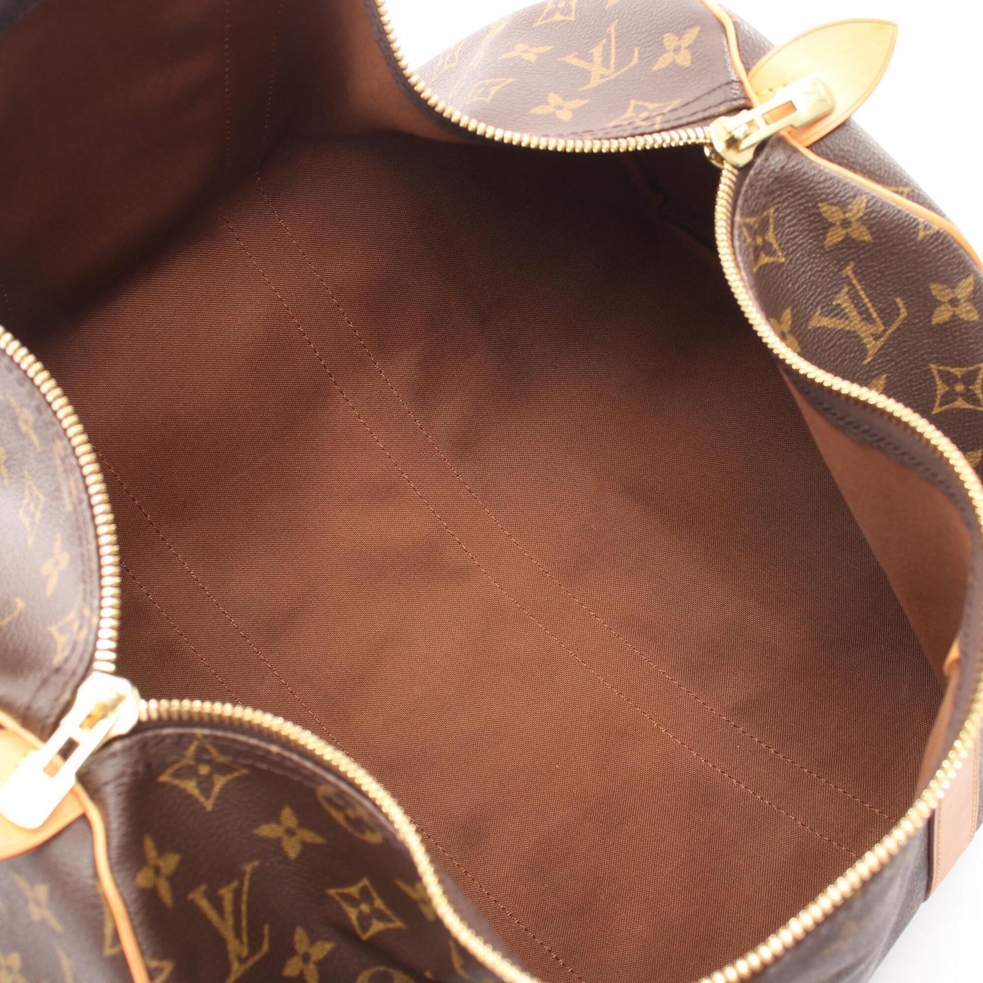 Louis Vuitton Brown Monogram Monogram Leather Boston Bag Handbag (Pre-Owned)