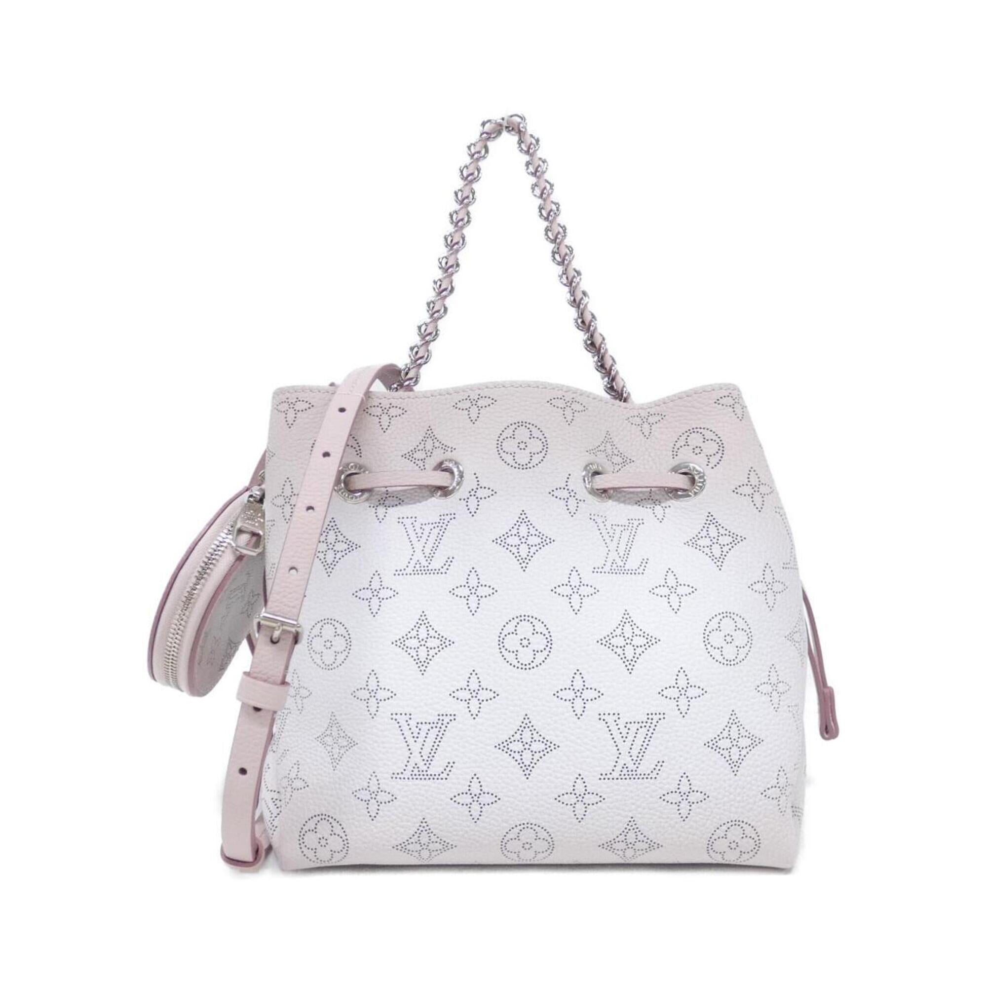 Louis Vuitton Mahina Lilac Leather Shoulder Bag (Pre-Owned)