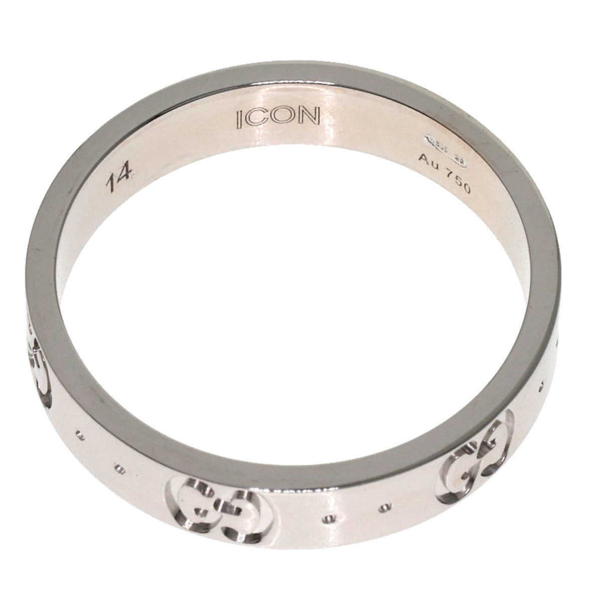 Gucci White Gold (18K) Band Ring (Pre-Owned)