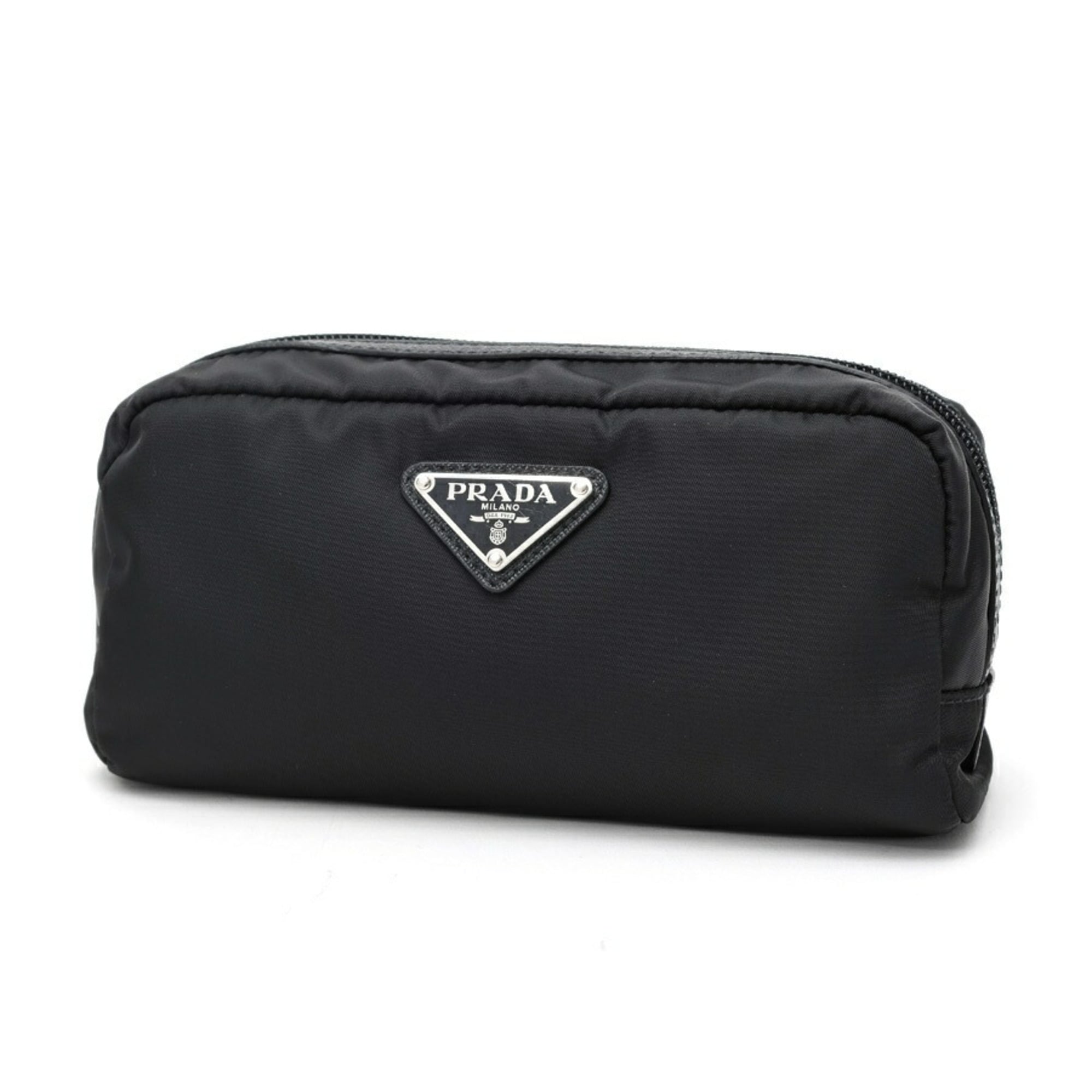 Prada Black Nero Nylon Pouch Wash Bag (Pre-Owned)