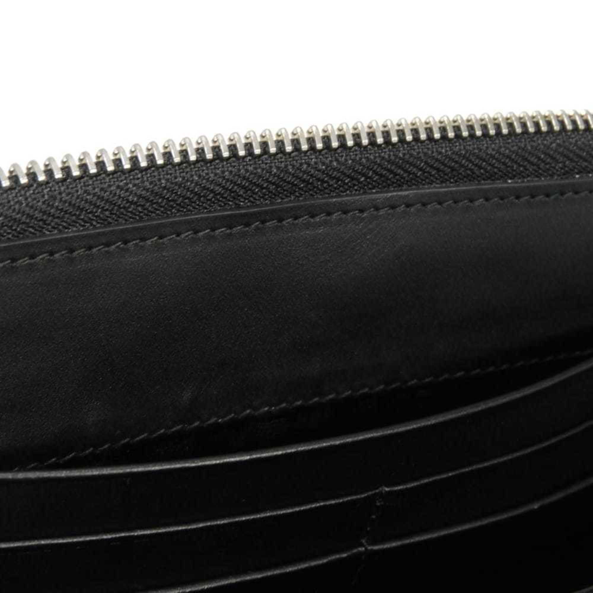 Loewe Black Leather Long Wallet (Bi-Fold) (Pre-Owned)