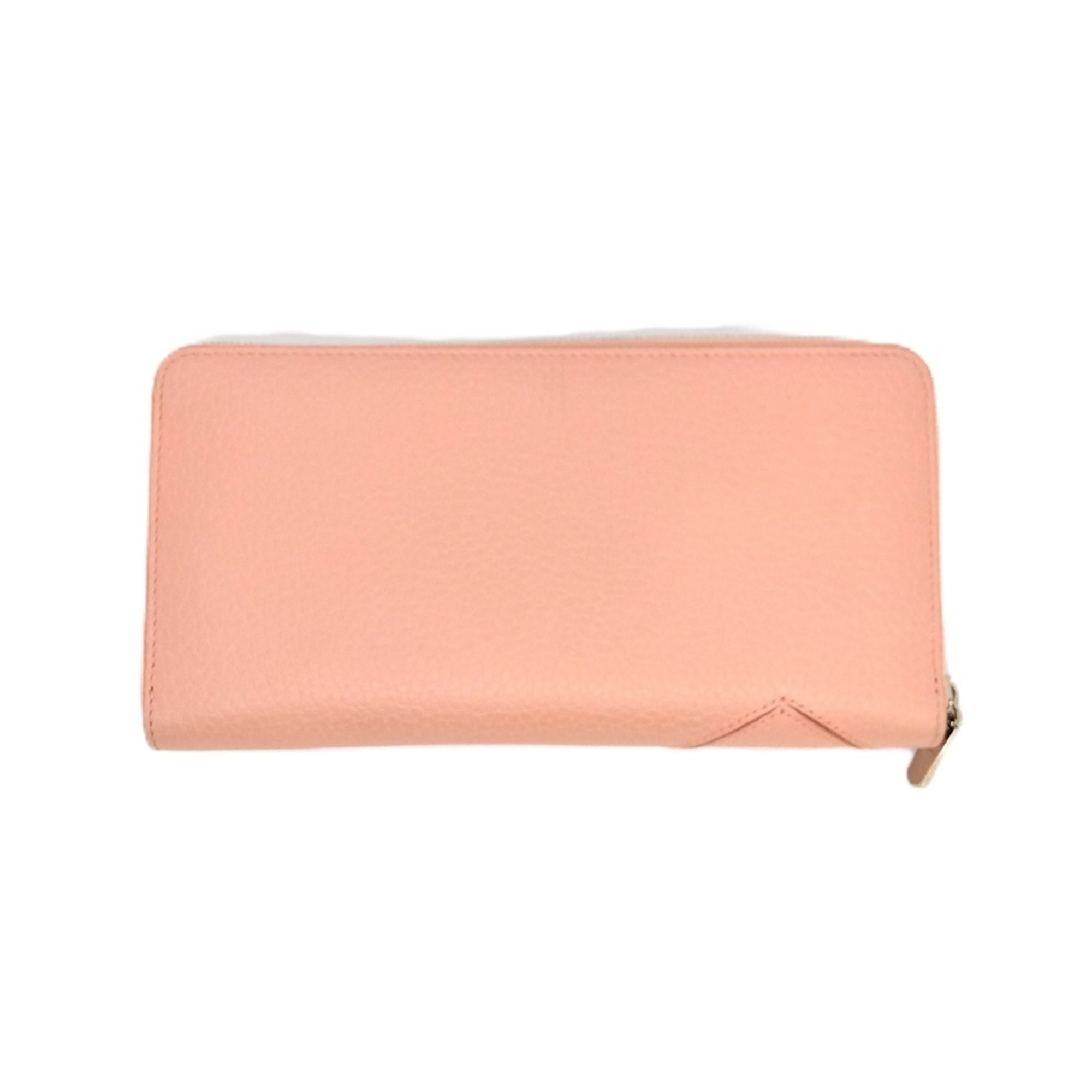 Tiffany Pink Leather Long Wallet (Bi-Fold) (Pre-Owned)