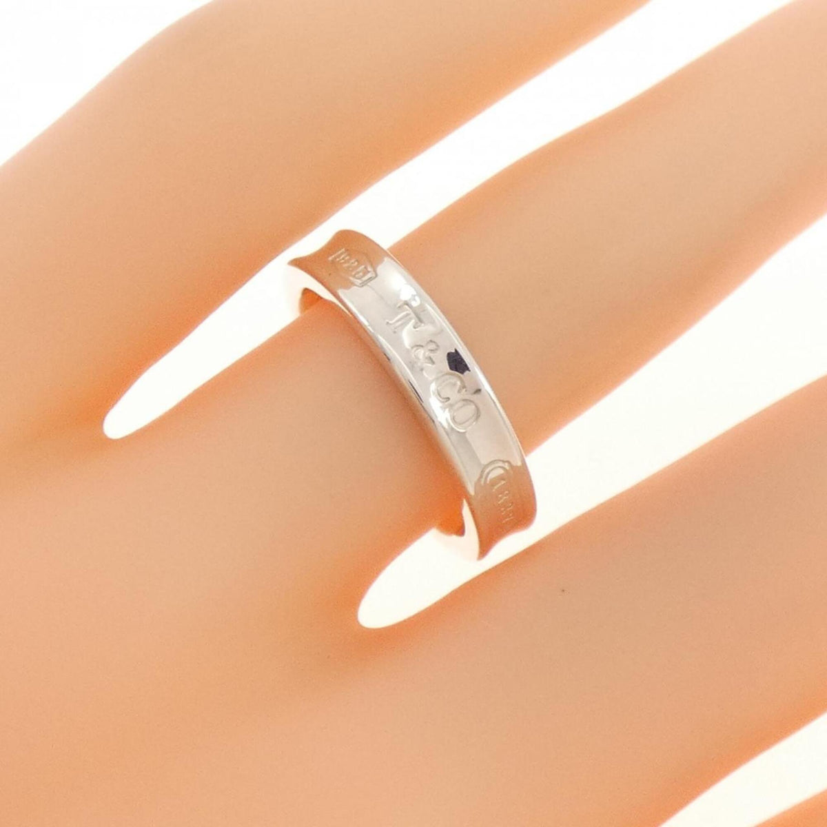 Tiffany Silver 925 Band Ring (Pre-Owned)