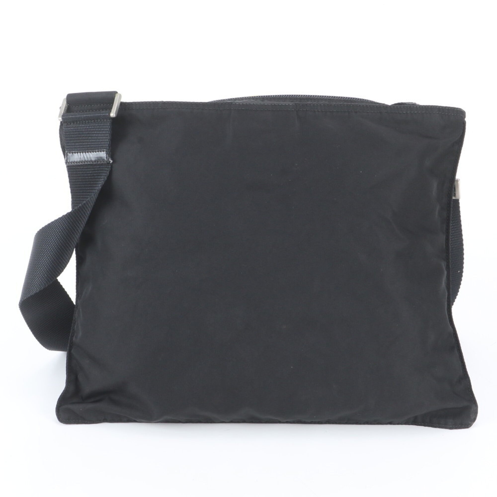 Prada Black Messenger Bag Shoulder Bag (Pre-Owned)