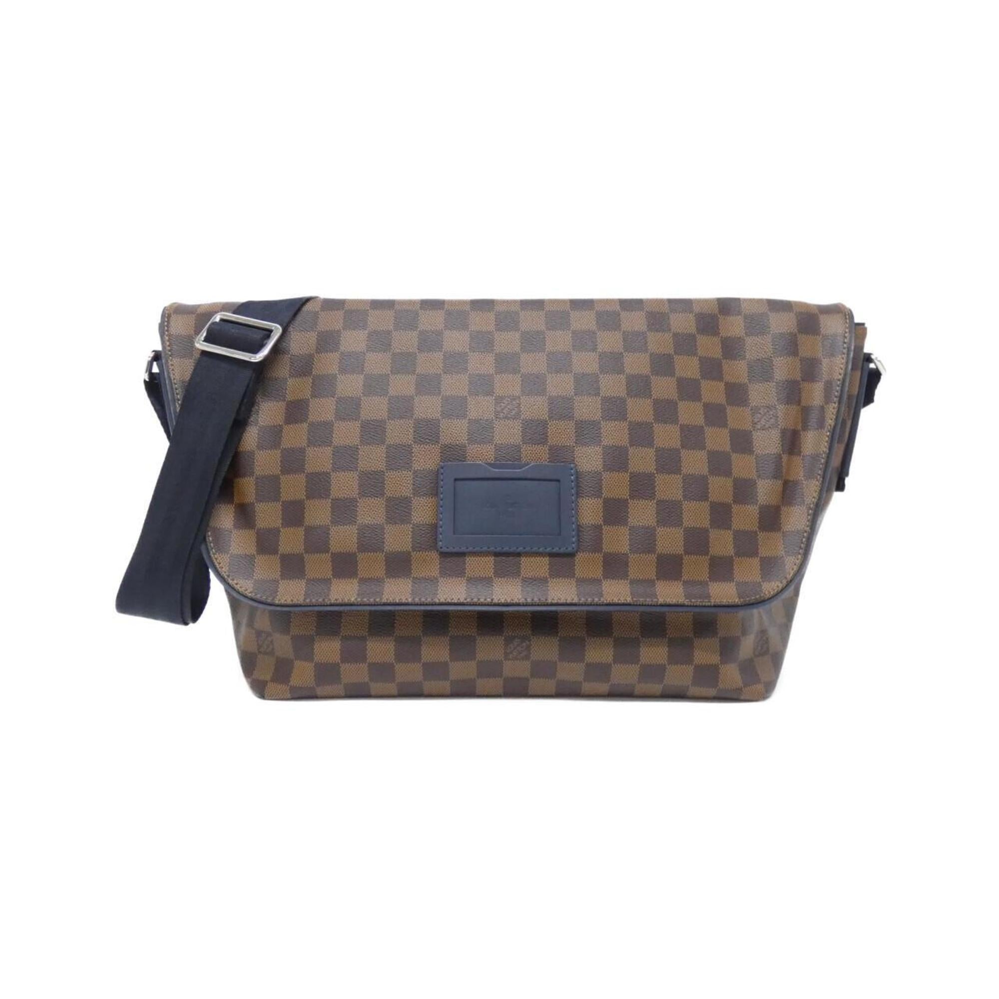 Louis Vuitton Blue Ebene Coated Canvas Shoulder Bag (Pre-Owned)