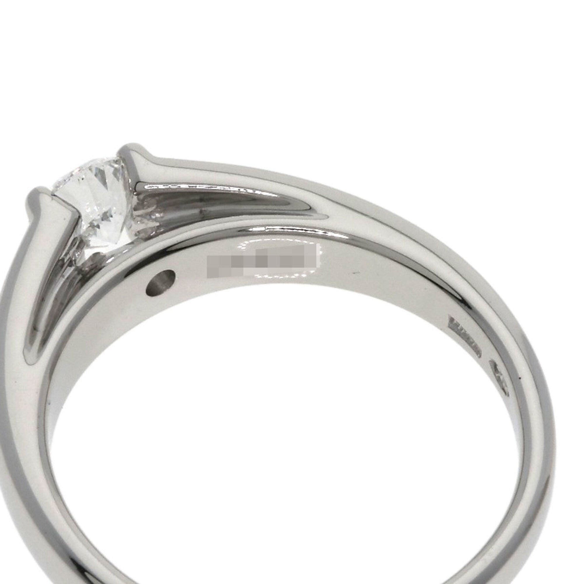 Bvlgari Silver Platinum 950 Band Ring (Pre-Owned)
