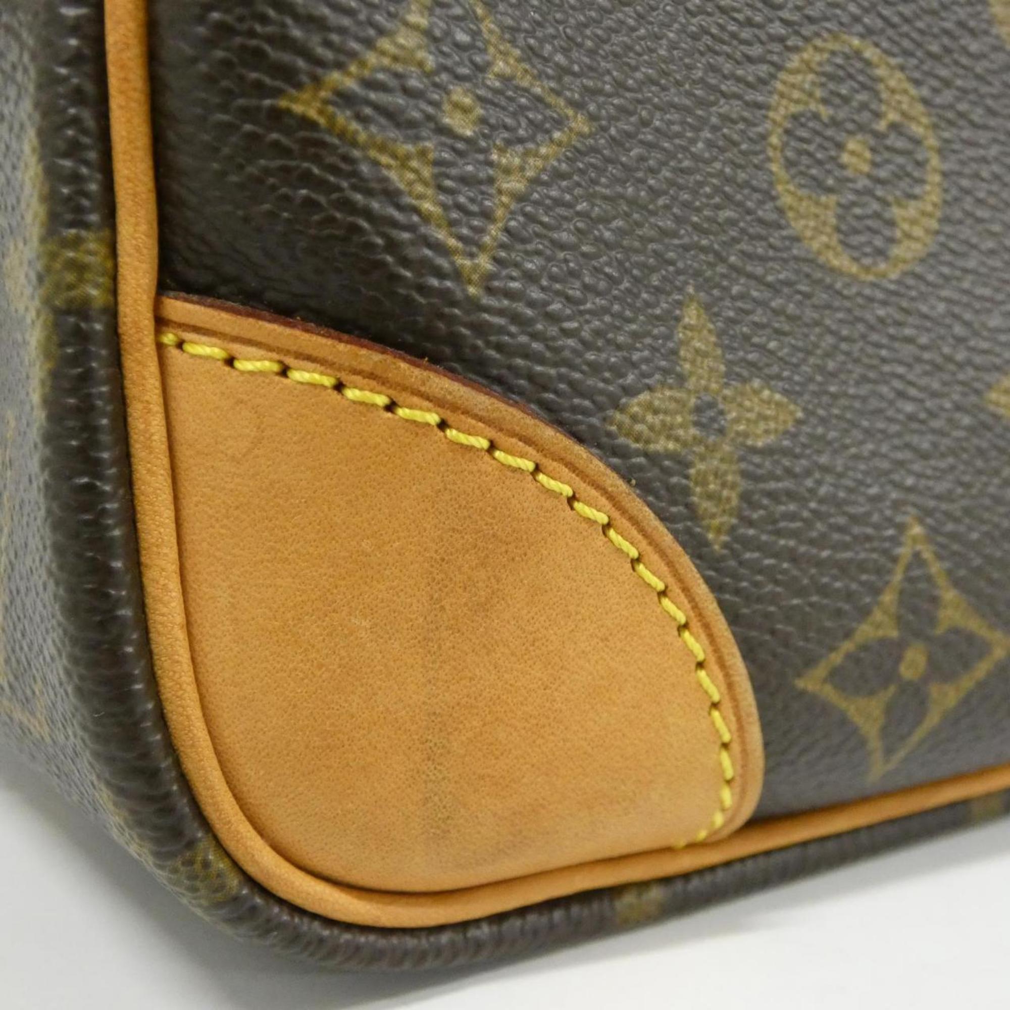 Louis Vuitton Monogram Marron Coated Canvas Shoulder Bag (Pre-Owned)