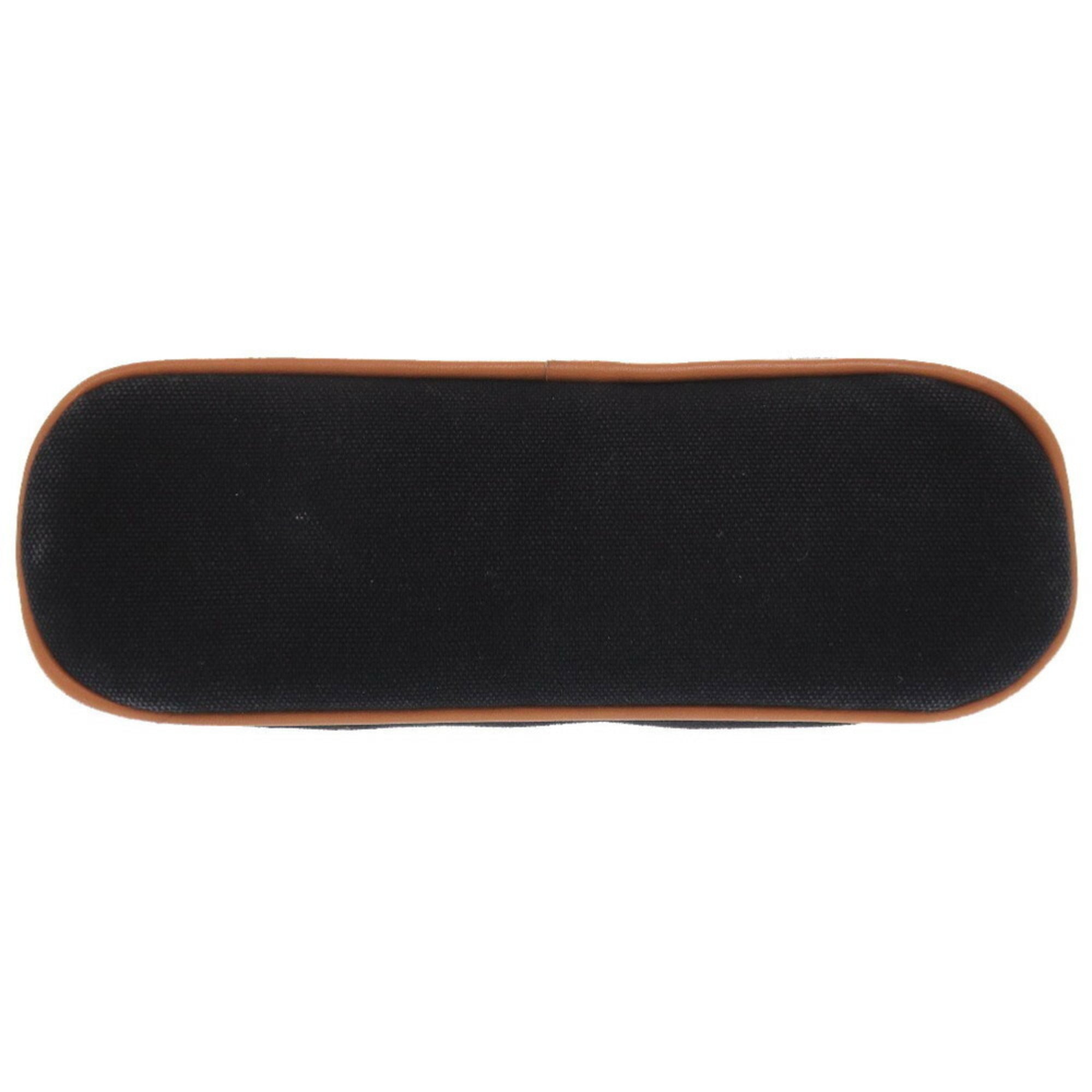 Hermes Bolide Black Canvas Pouch (Pre-Owned)