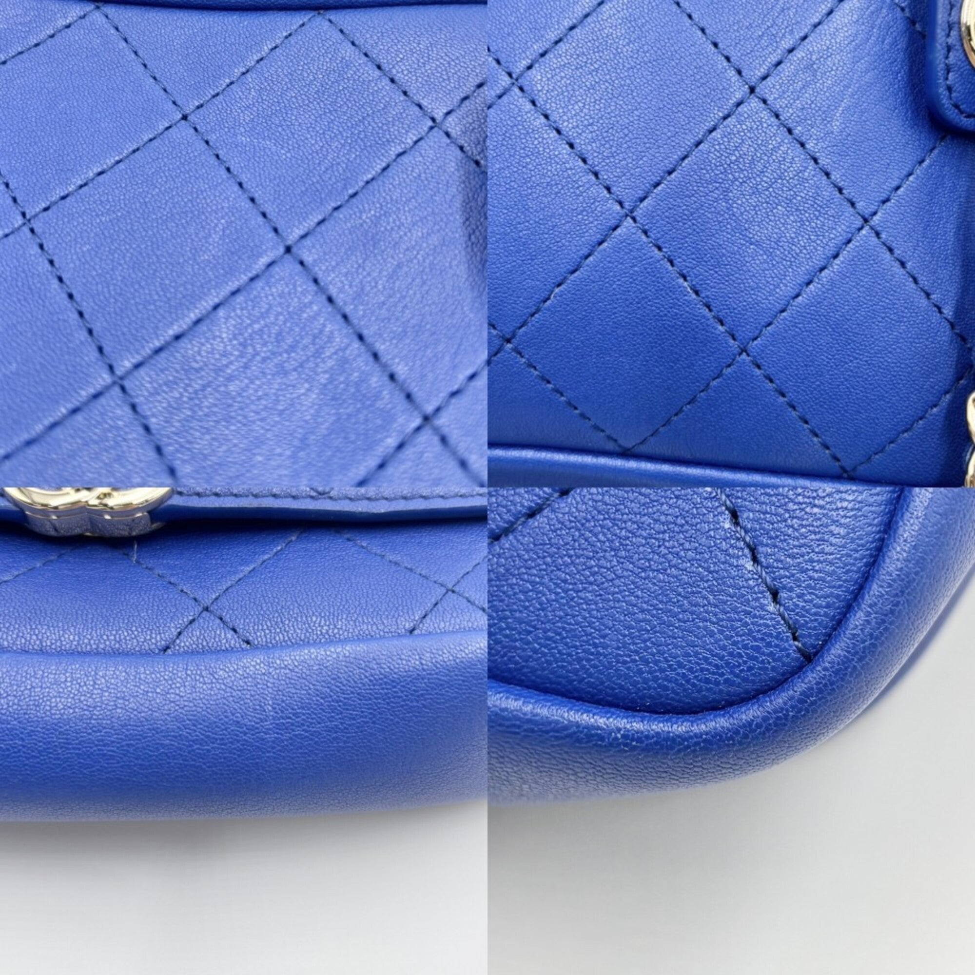 Chanel Blue Leather Fanny Pack (Pre-Owned)