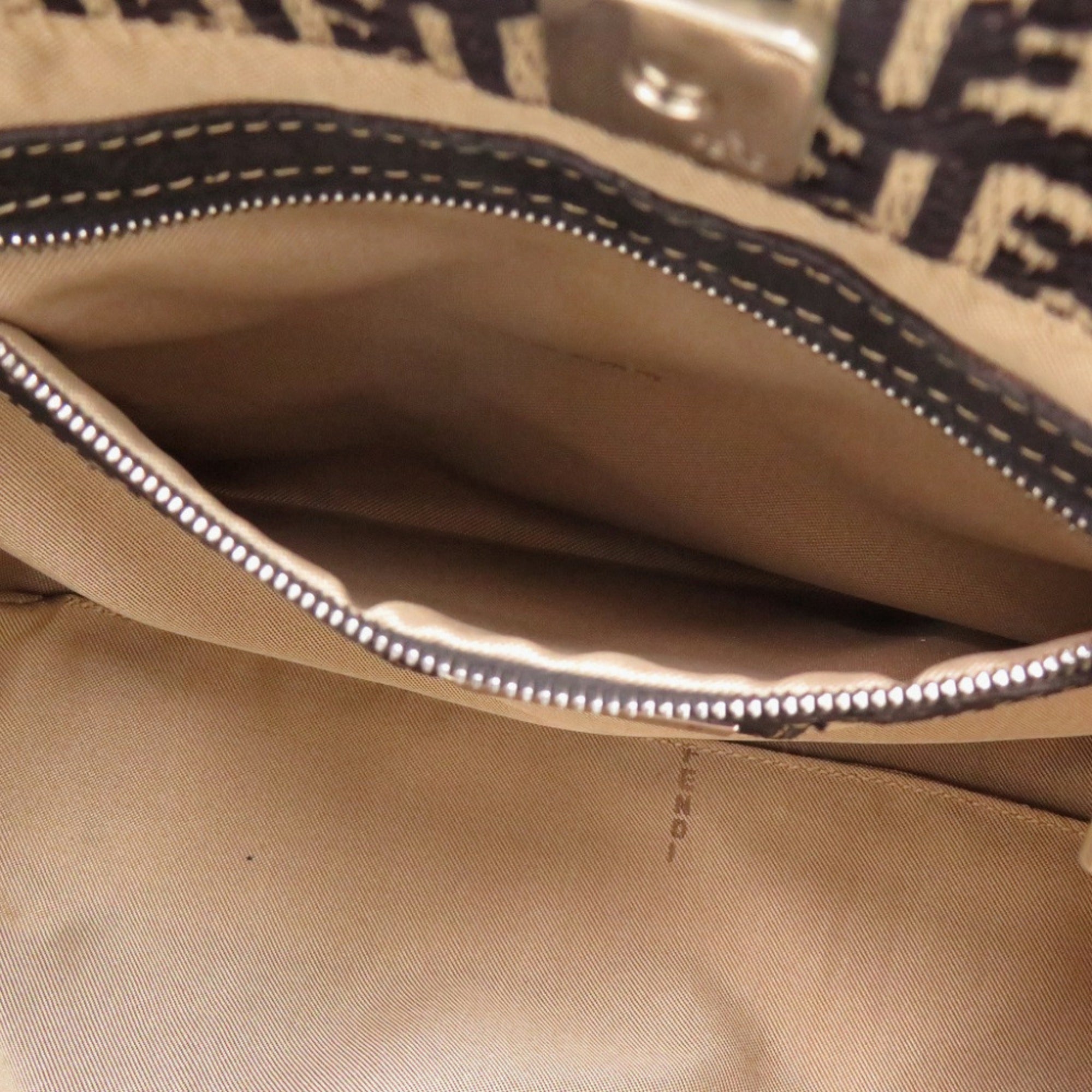 Fendi Black Canvas Handbag (Pre-Owned)