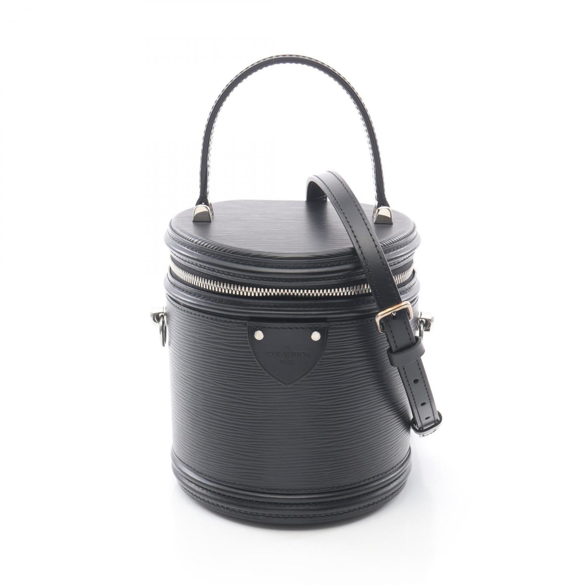 Louis Vuitton Black Noir Epi Leather Handbag (Pre-Owned)