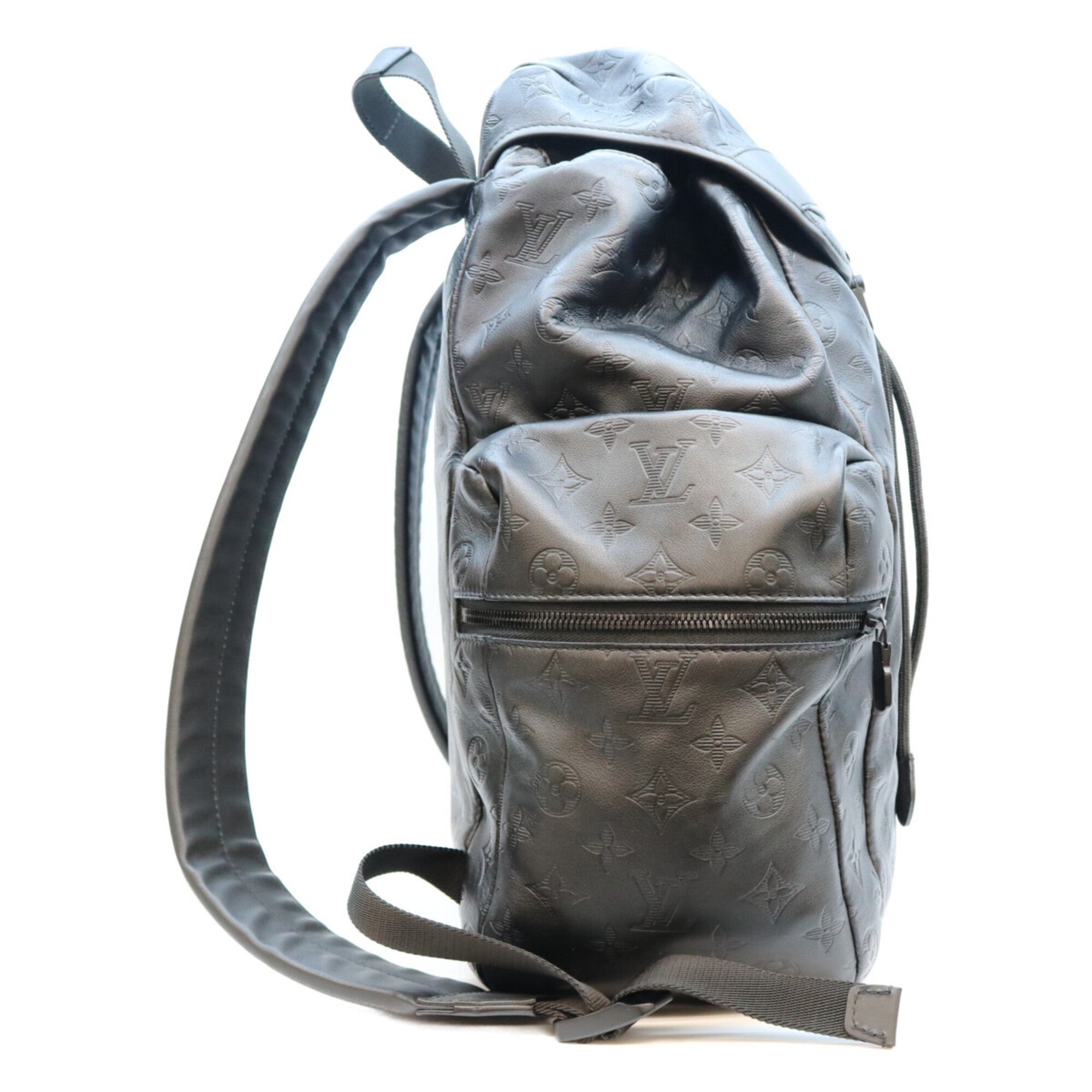Louis Vuitton Black Monogram Shadow Backpack (Pre-Owned)