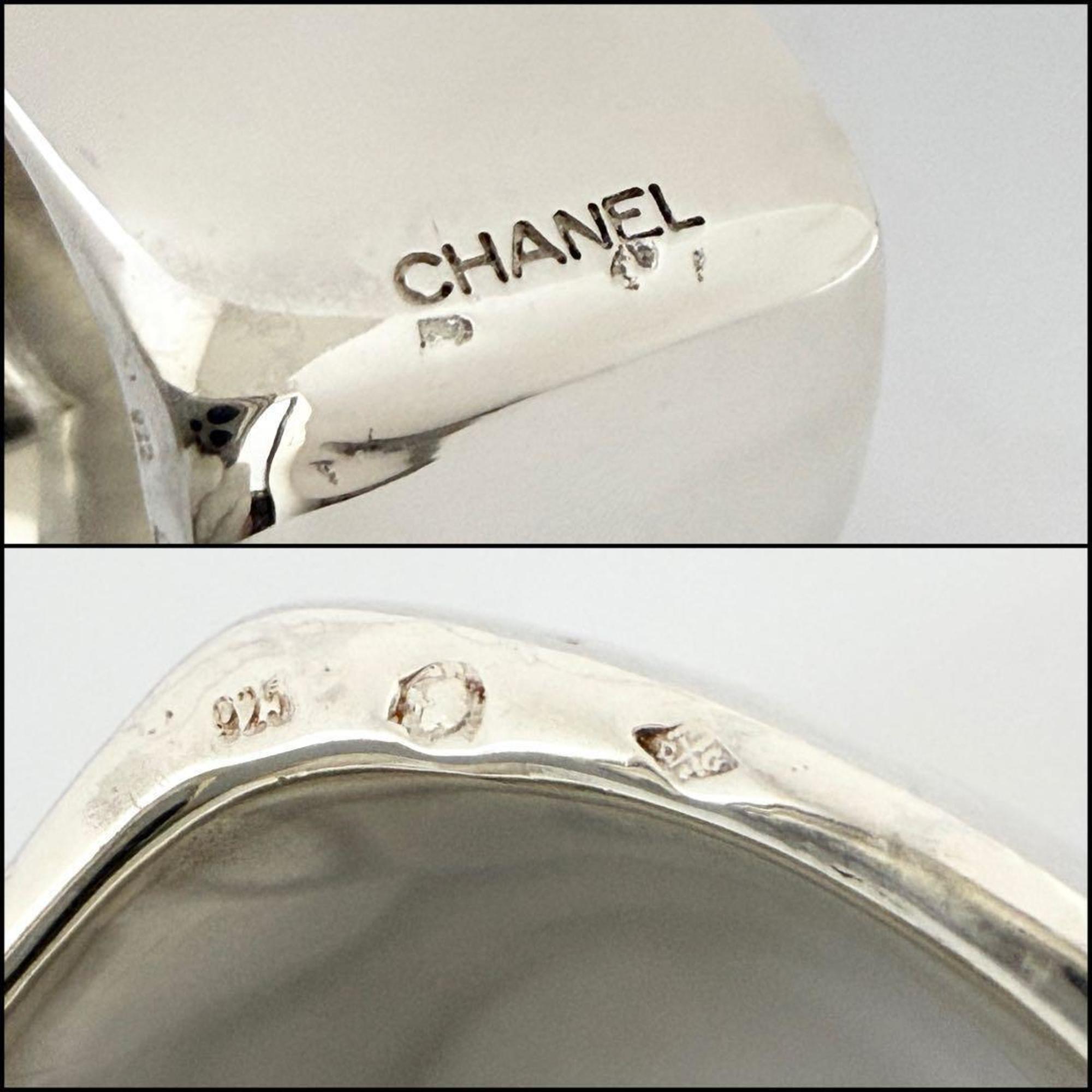 Chanel Silver 925 Band Ring (Pre-Owned)