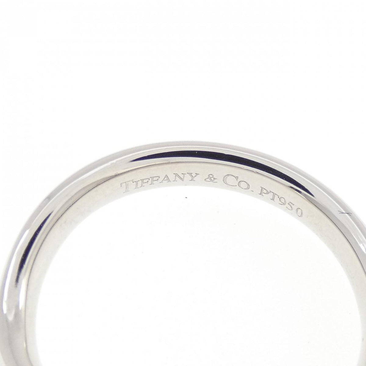 Tiffany Platinum 950 Band Ring (Pre-Owned)
