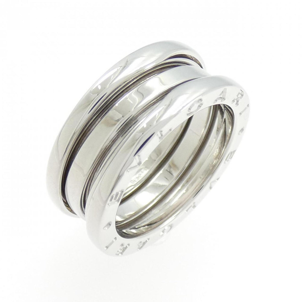 Bvlgari White Gold White Gold Band Ring (Pre-Owned)