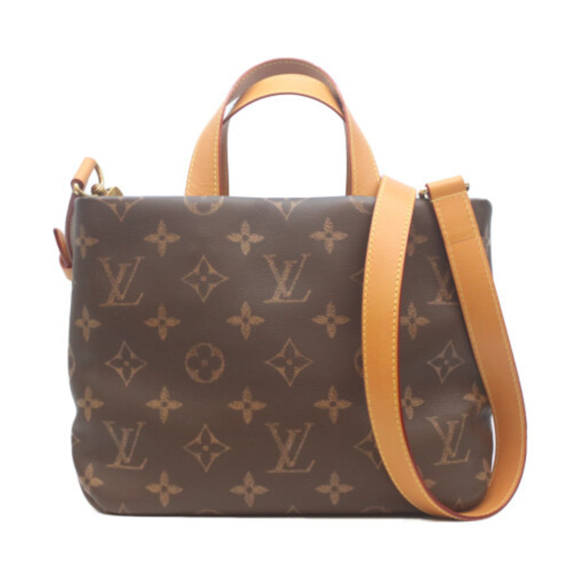 Louis Vuitton Brown Monogram Shoulder Bag Tote Bag (Pre-Owned)