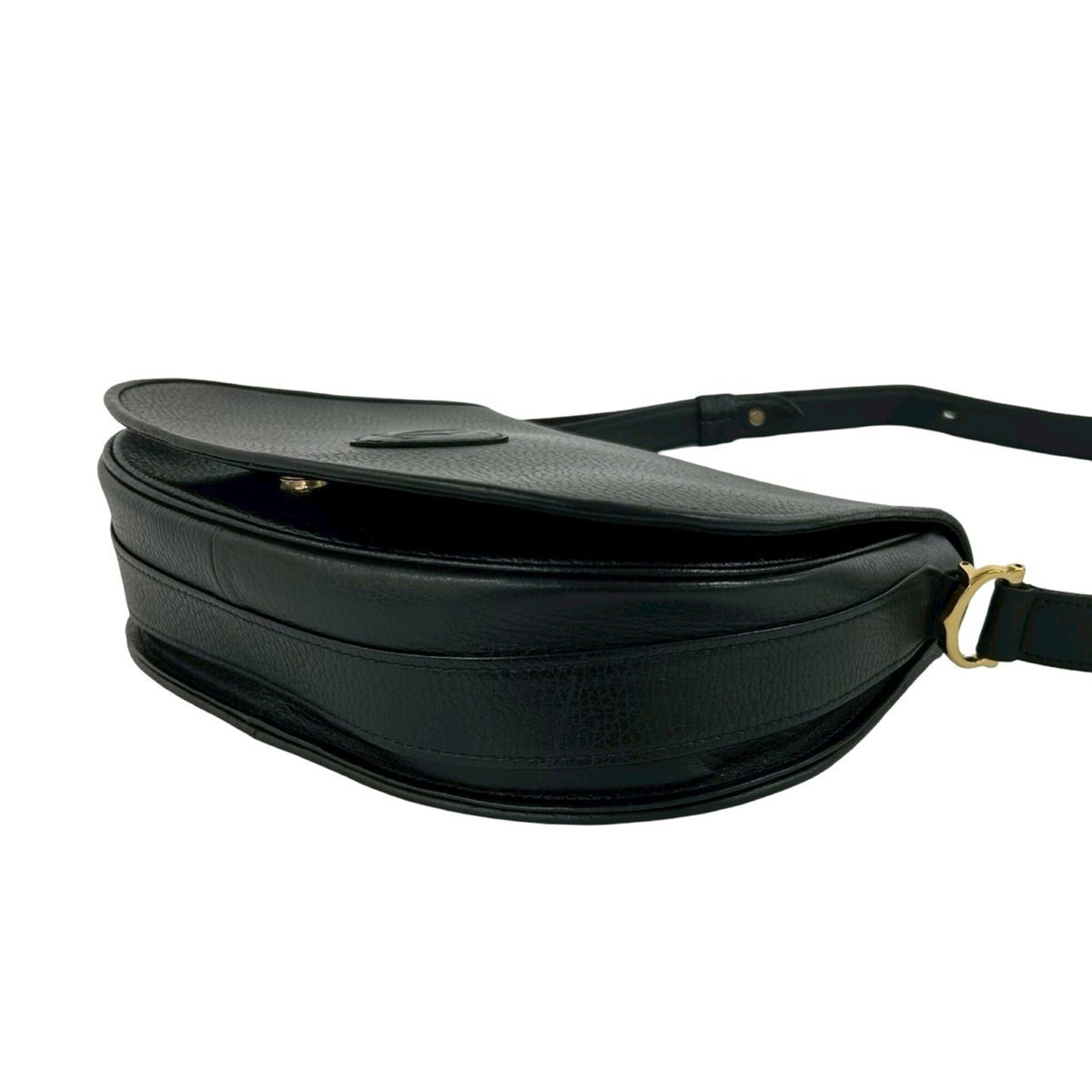 Cartier Black Leather Shoulder Bag (Pre-Owned)