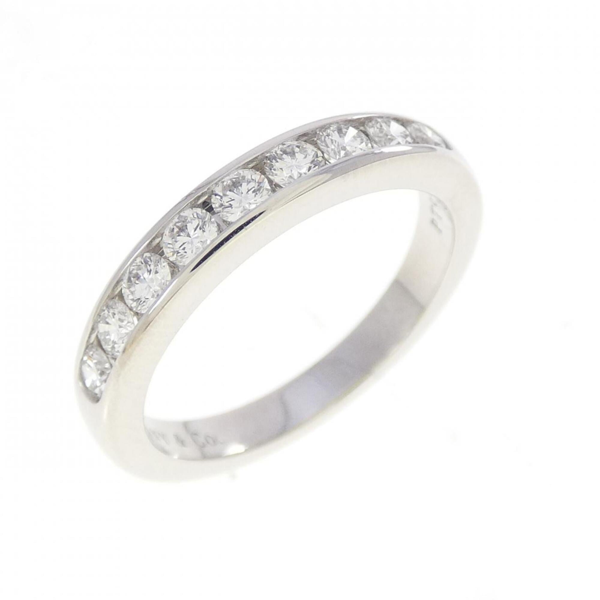 Tiffany Silver Platinum 950 Band Ring (Pre-Owned)