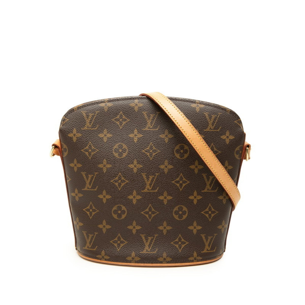 Louis Vuitton Brown Pvc Leather Shoulder Bag (Pre-Owned)